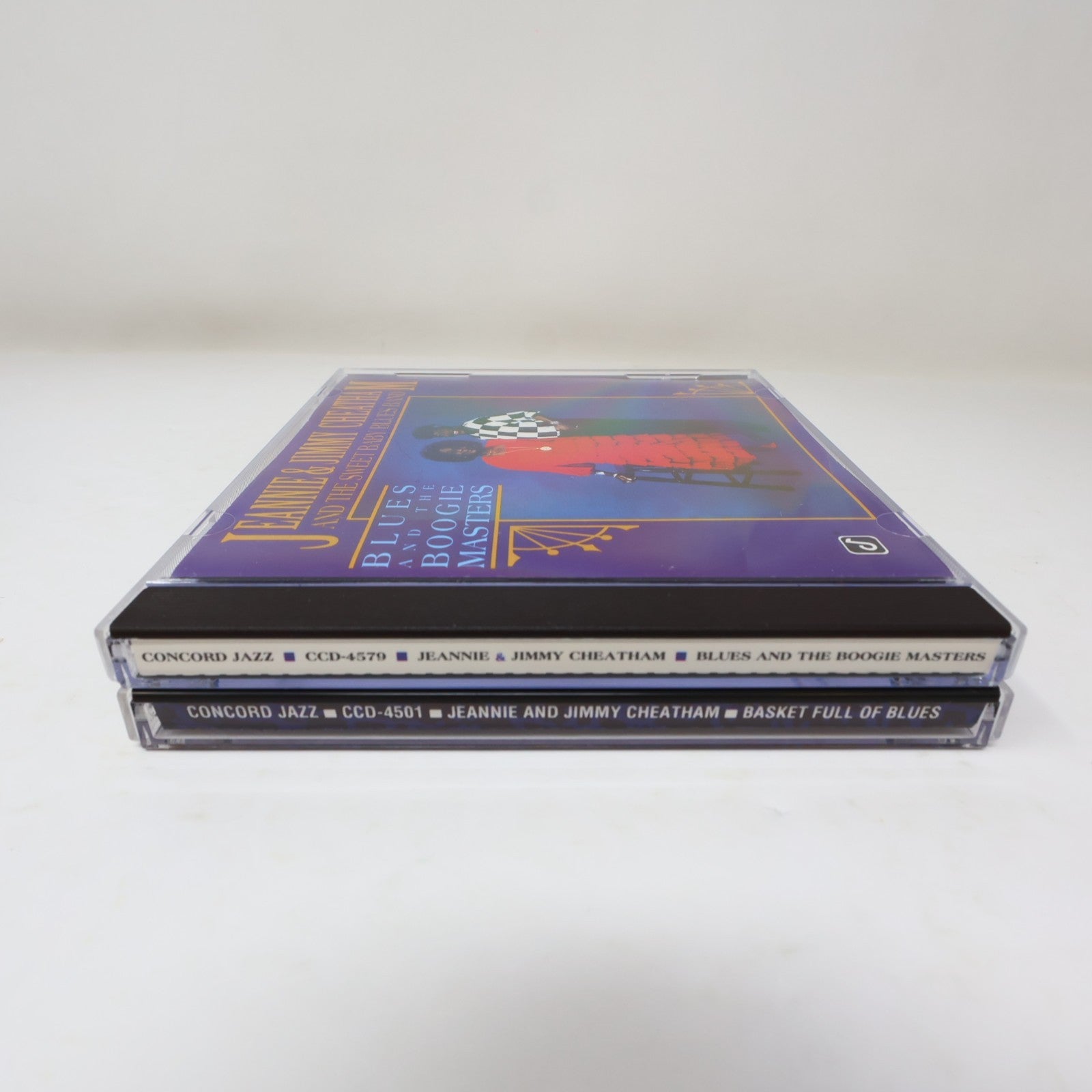 Jeannie & Jimmy Cheatham 2 CDs Lot Blues & Boogie Masters/Basket Full of Blues