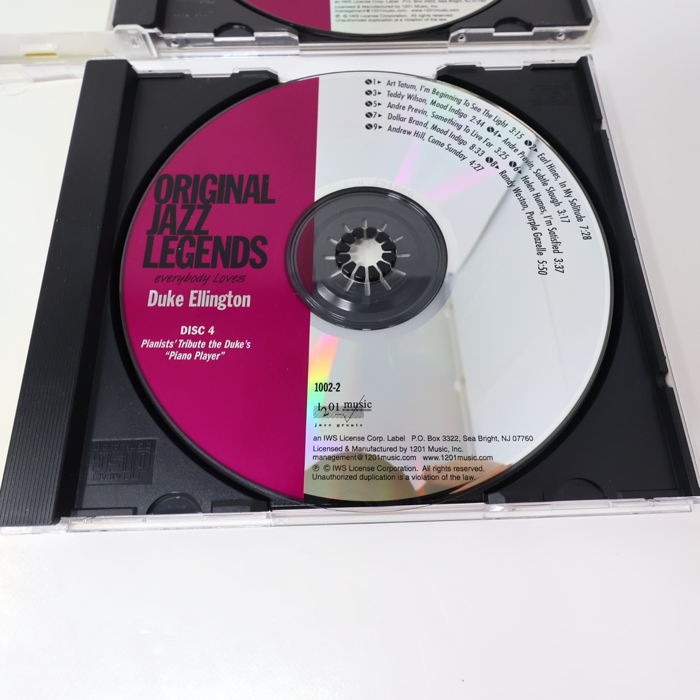 Everybody Loves Duke Ellington Volume 2 Original Jazz Legends 5 CD Set Tested