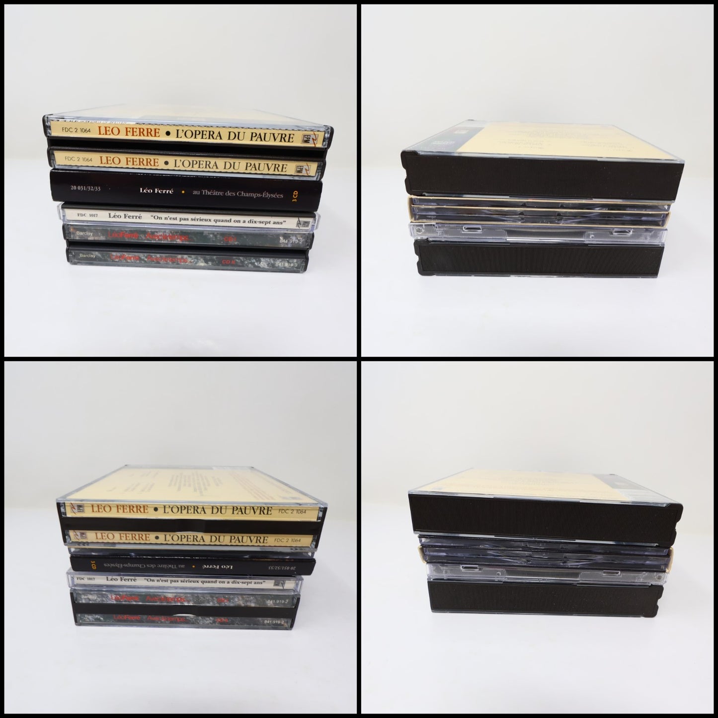 Léo Ferré Lot 4 CD Avec Le Temps/Au Théâtre Des Champs-Élysées/L'Opéra du Pauvre