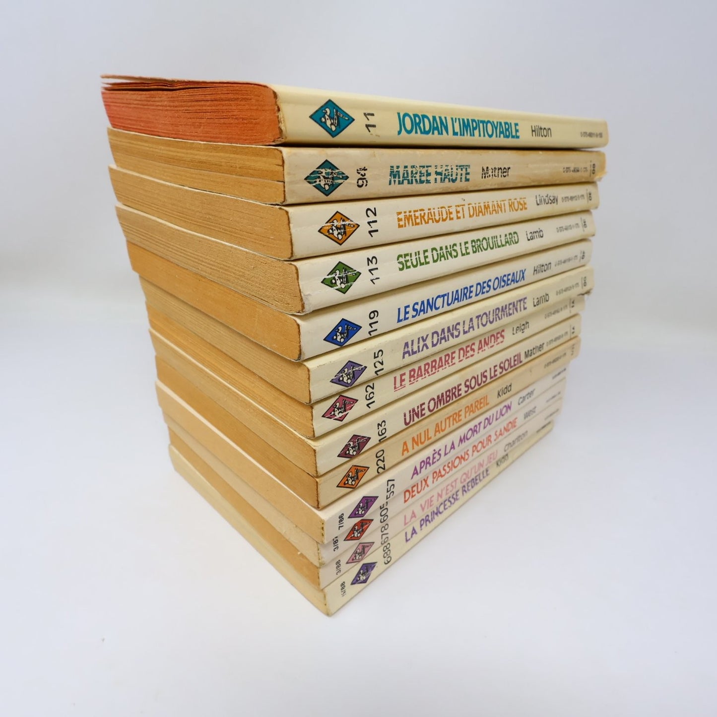 Collection Harlequin Lot 13 Livres en Français/French Romance Love Vintage 1980s