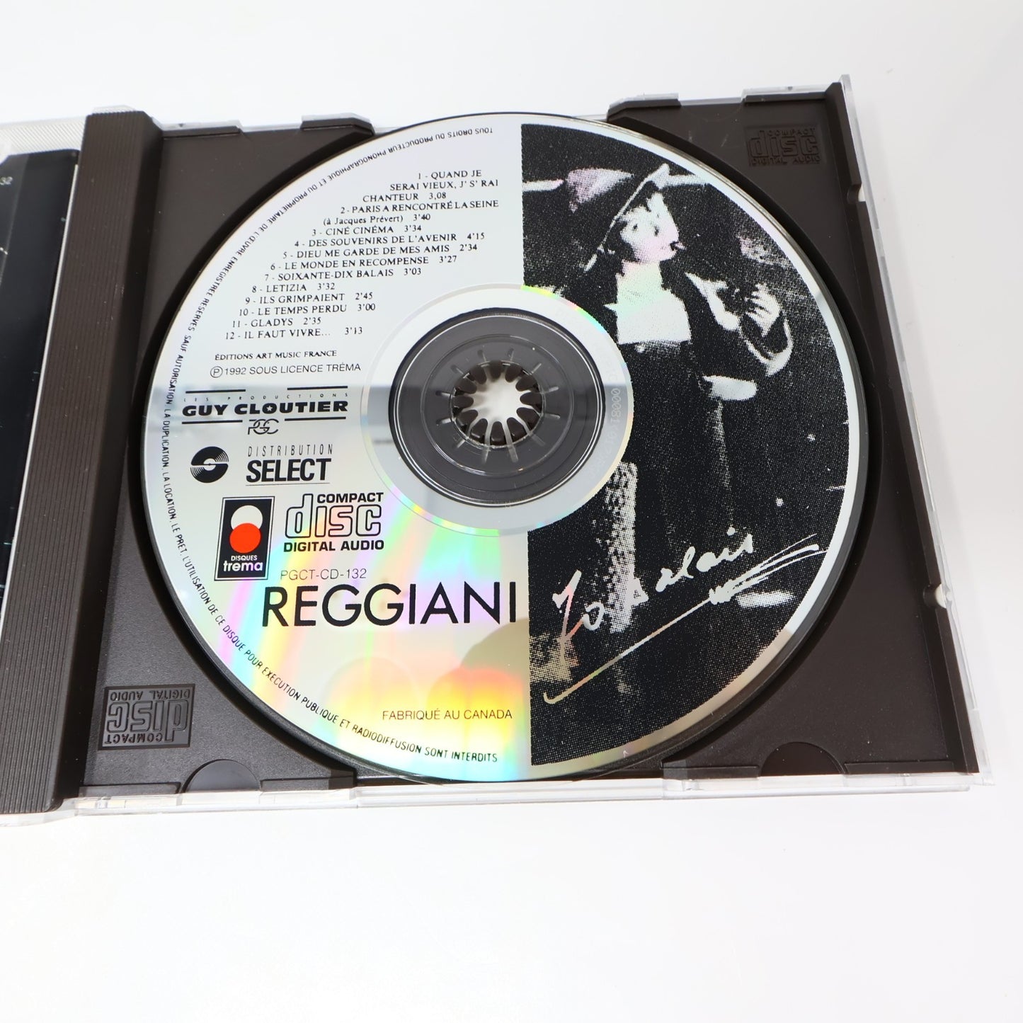 Serge Reggiani Lot 2 CD 70 Balais/.. en Scène Arlequin Assassiné/Le Déserteur