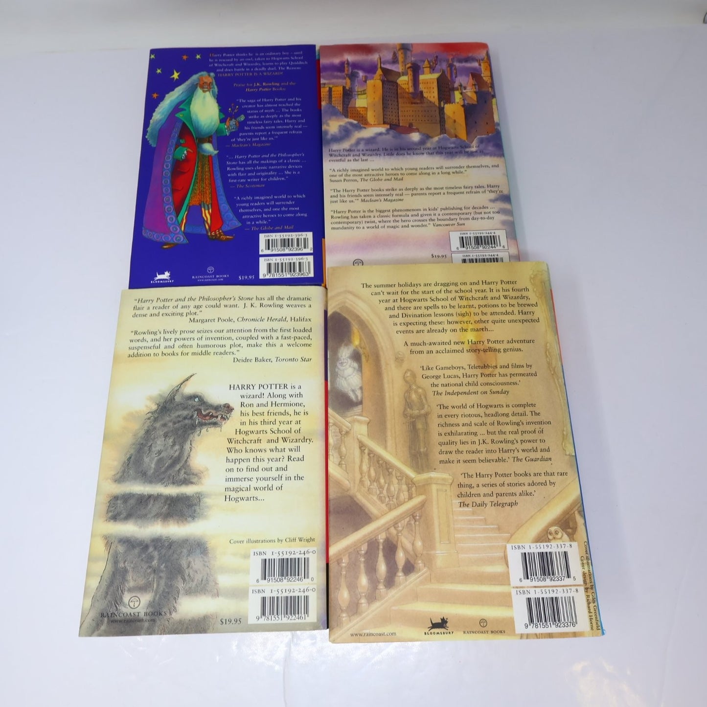 Harry Potter It's Magic! 4 Books Hardcover DJ Boxed Set J.K. Rowling Raincoast