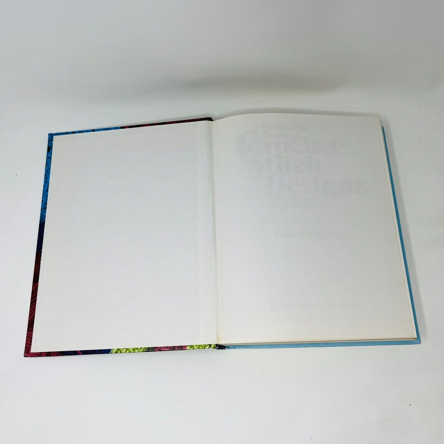 1985 Complete Book of Crochet Stitch-Designs by Linda P. Schapper HC Patterns