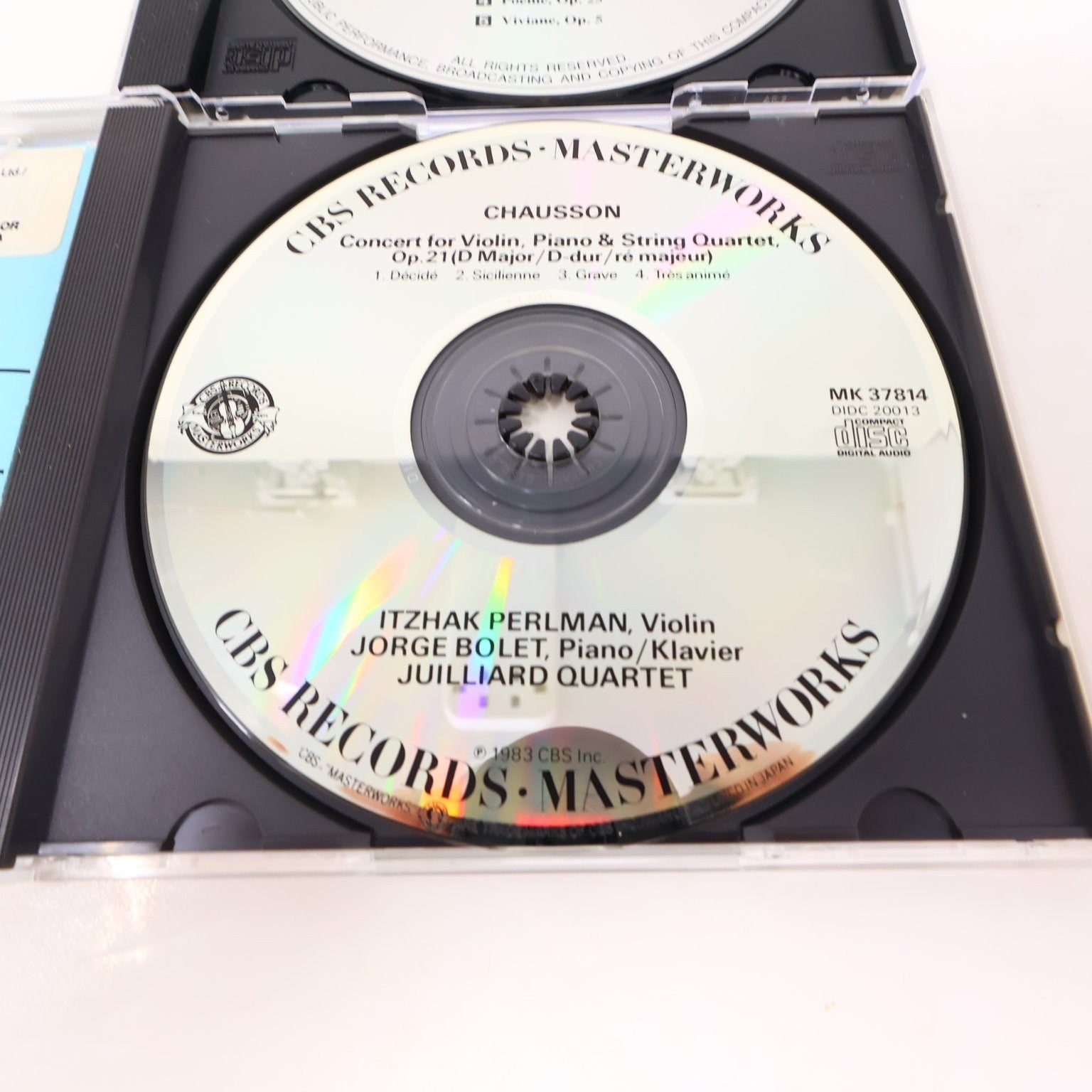 Chausson 2 CD Lot Symphony Op. 20/Poème/Viviane/Concert Violin Piano Classical
