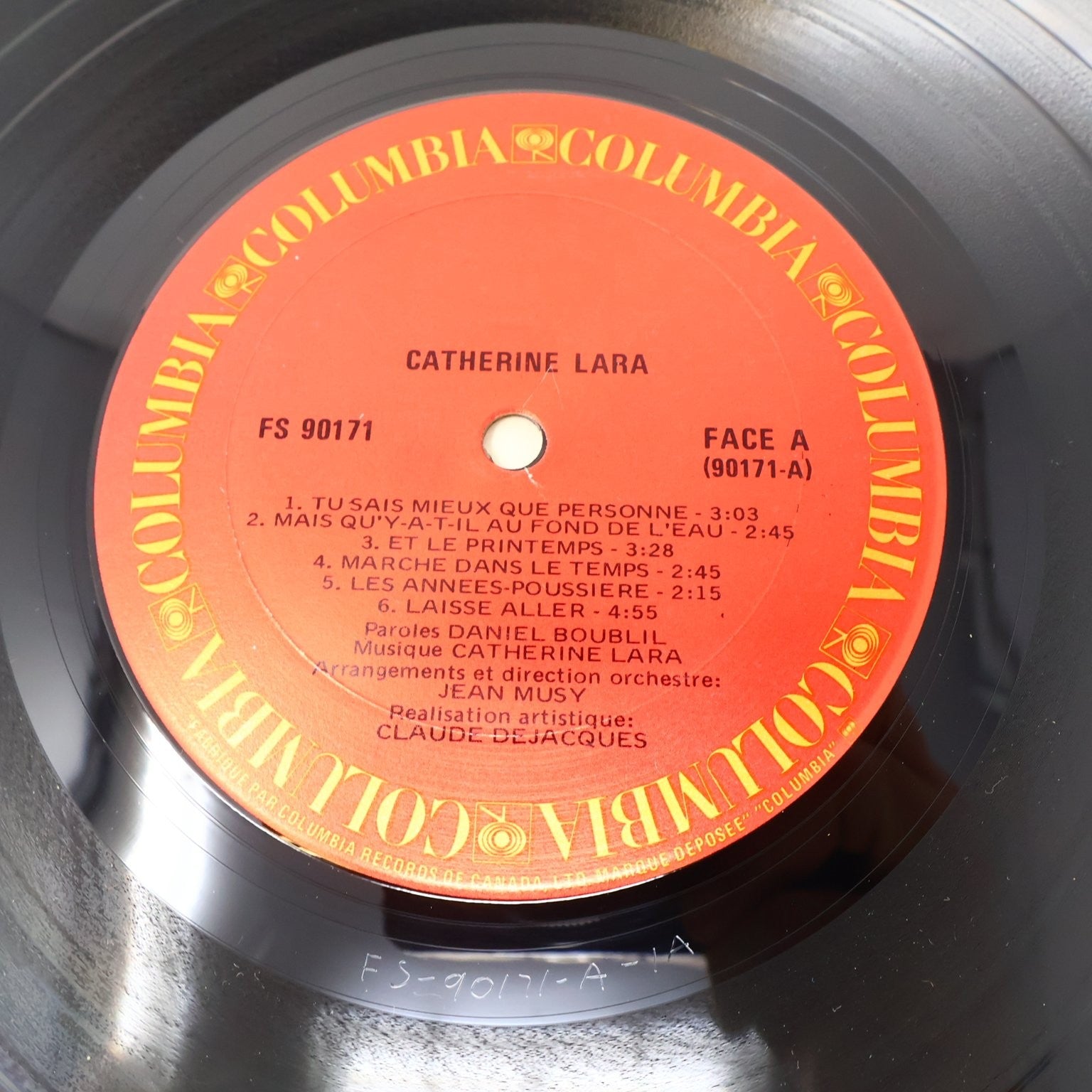 Catherine Lara Lot 3 Disques Nil/Coup D'feel/Éponyme LP 1972-1979 CBS 33RPM