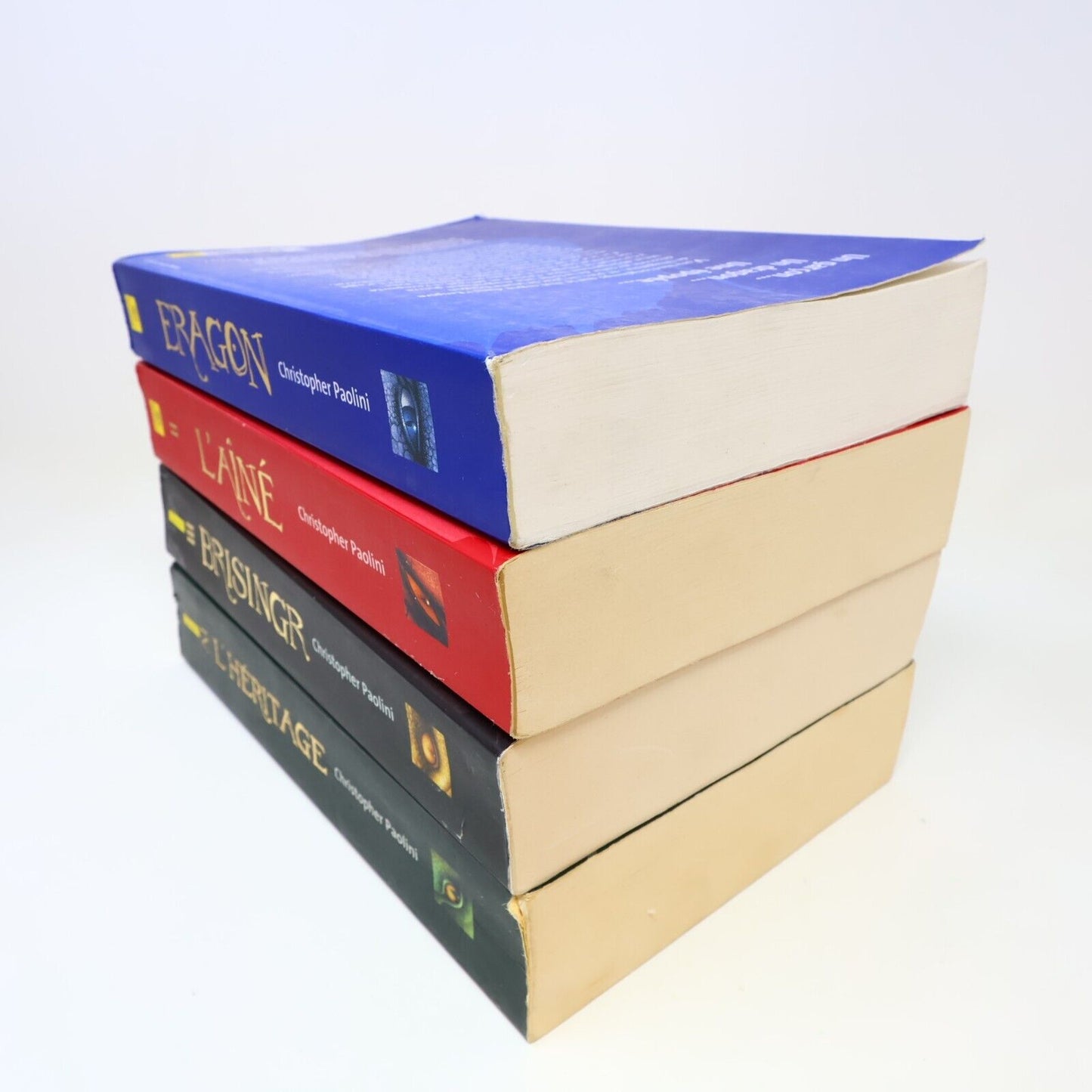 Eragon L'Héritage #1-4 Lot 4 Livres Inheritance Christopher Paolini Français PB