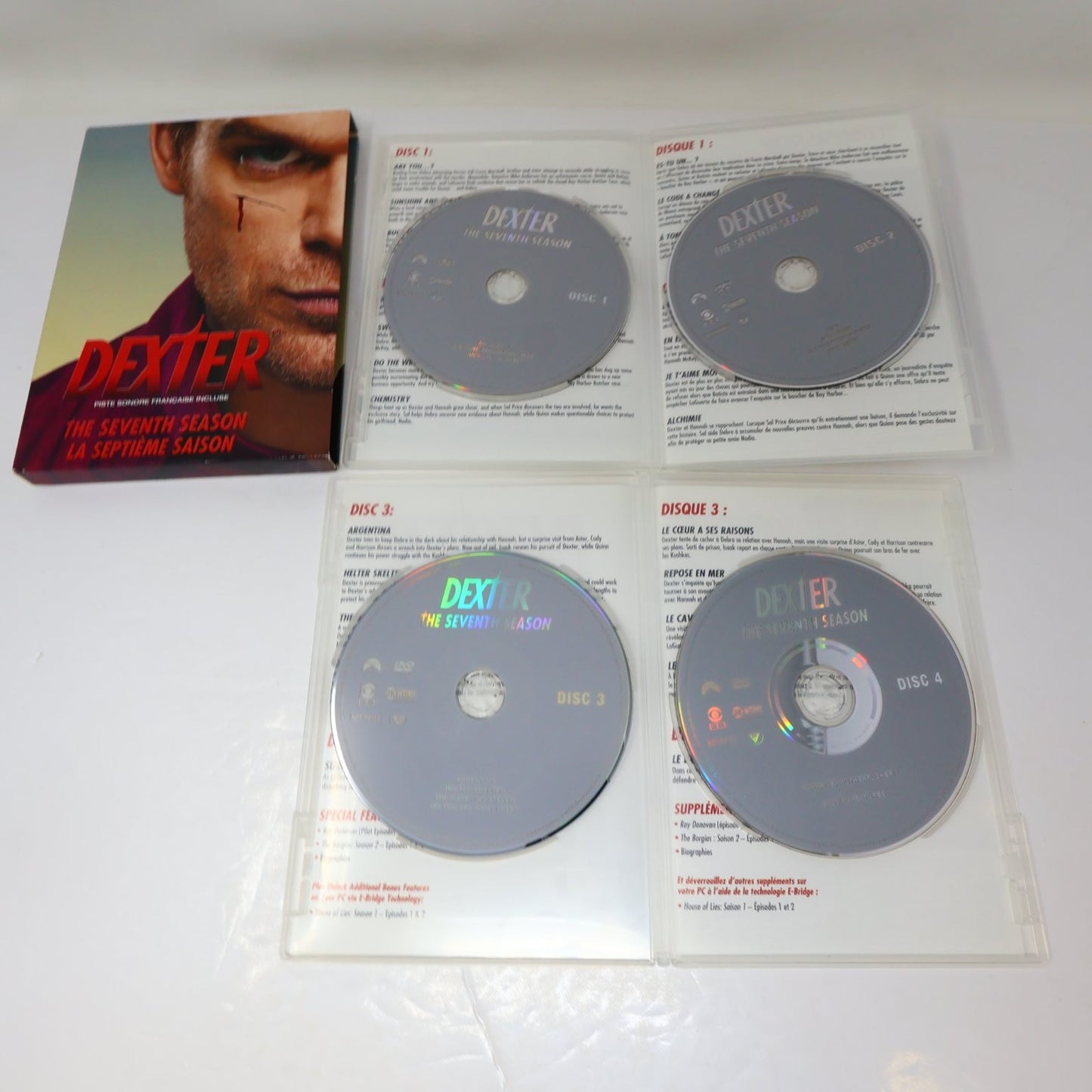 Dexter 5 DVD Lot Seasons #2-3-4 & 7-8 TV Michael C. Hall Showtime CBS Region 1