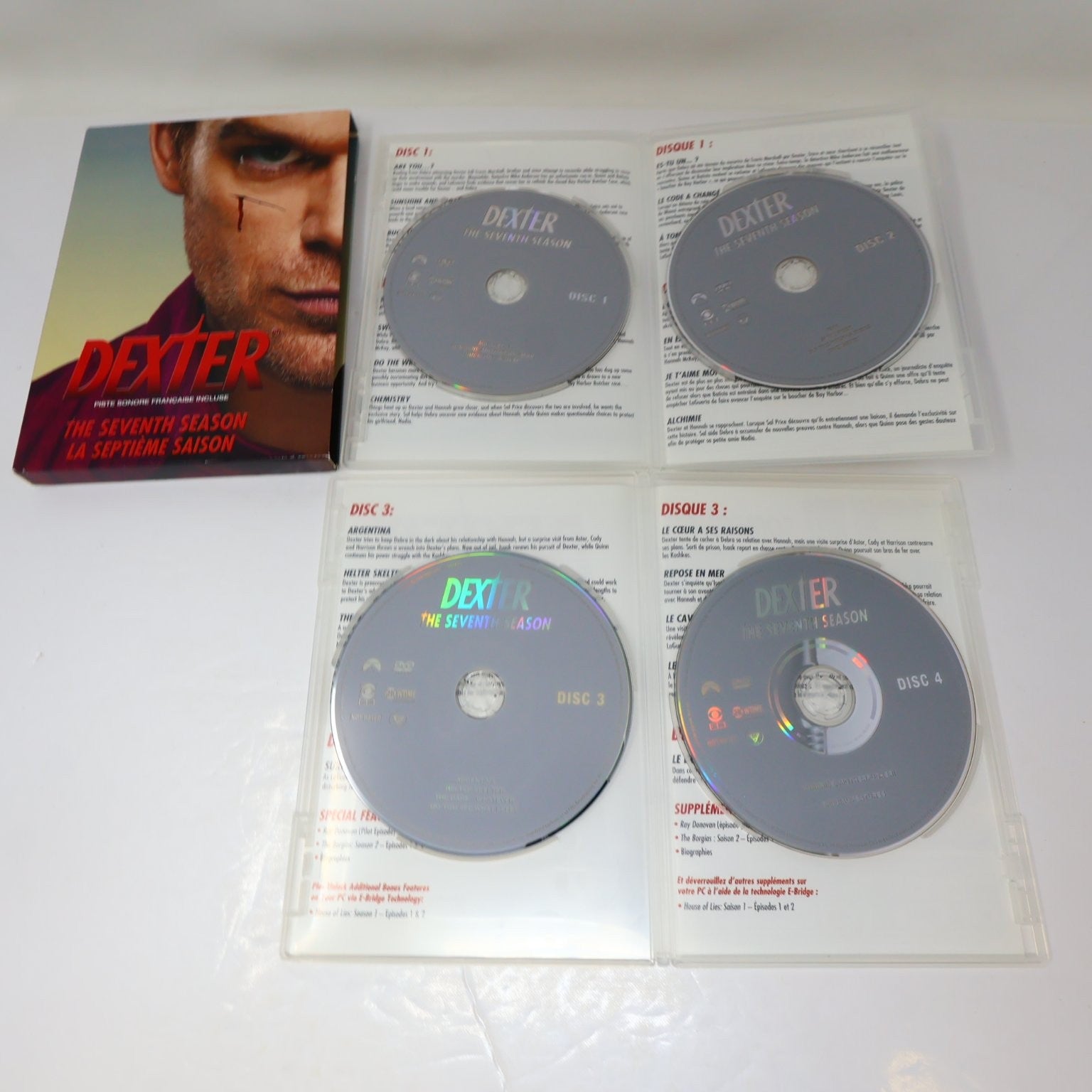 Dexter 5 DVD Lot Seasons #2-3-4 & 7-8 TV Michael C. Hall Showtime CBS Region 1