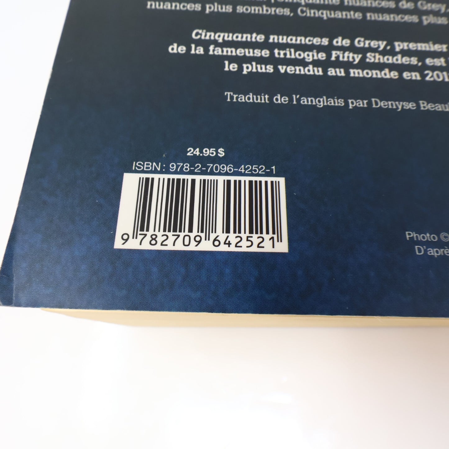 Cinquante Nuances de Grey/Plus Sombres/Plus Claires Lot 3 Livres E. L. James PB