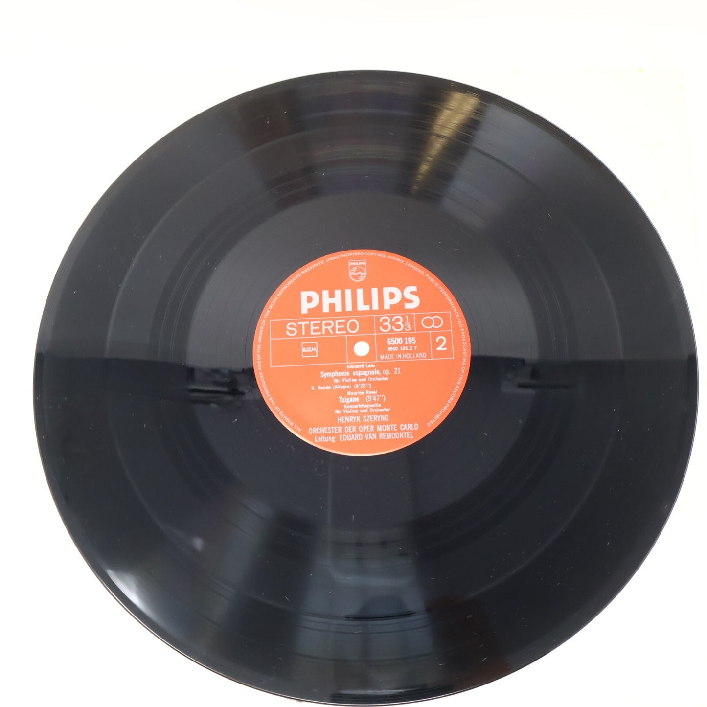 Lalo/Ravel Symphony Espagnole/Tzigane Henryk Szeryng LP Record Vinyl 6500 195