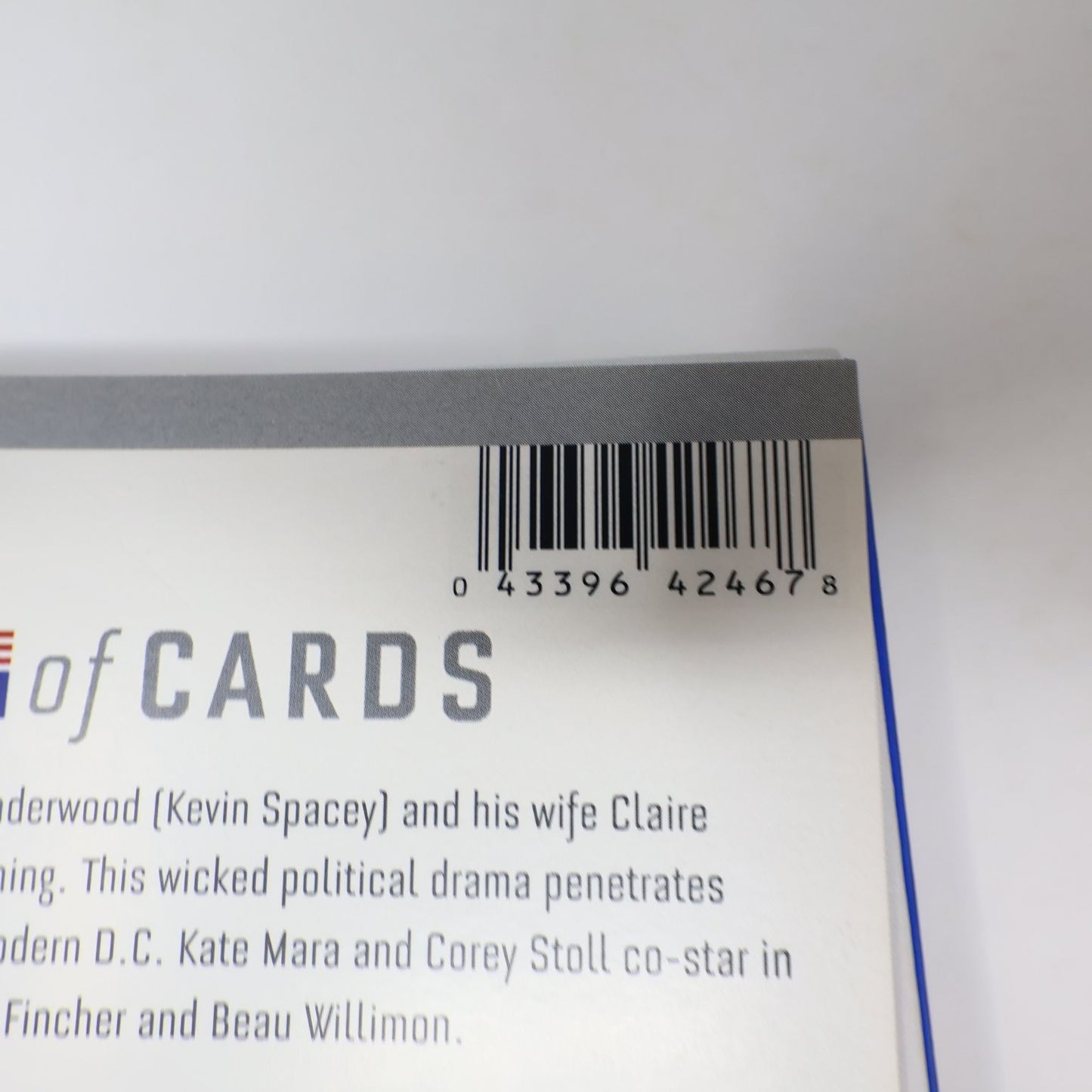 House of Cards Blu-ray 2013 Season 1 Kevin Spacey Robin Wright NTSC PG