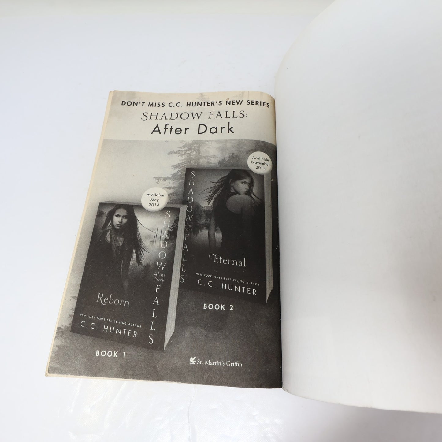 Taken At Dusk/Whispers At Moonrise C. C. Hunter Shadow Falls the Next Chapter PB