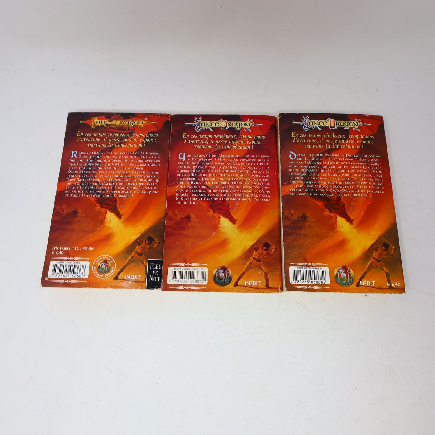 La Trilogie des Légendes #1-3 LanceDragon Margaret Weis Tracy Hickman Fantasy PB