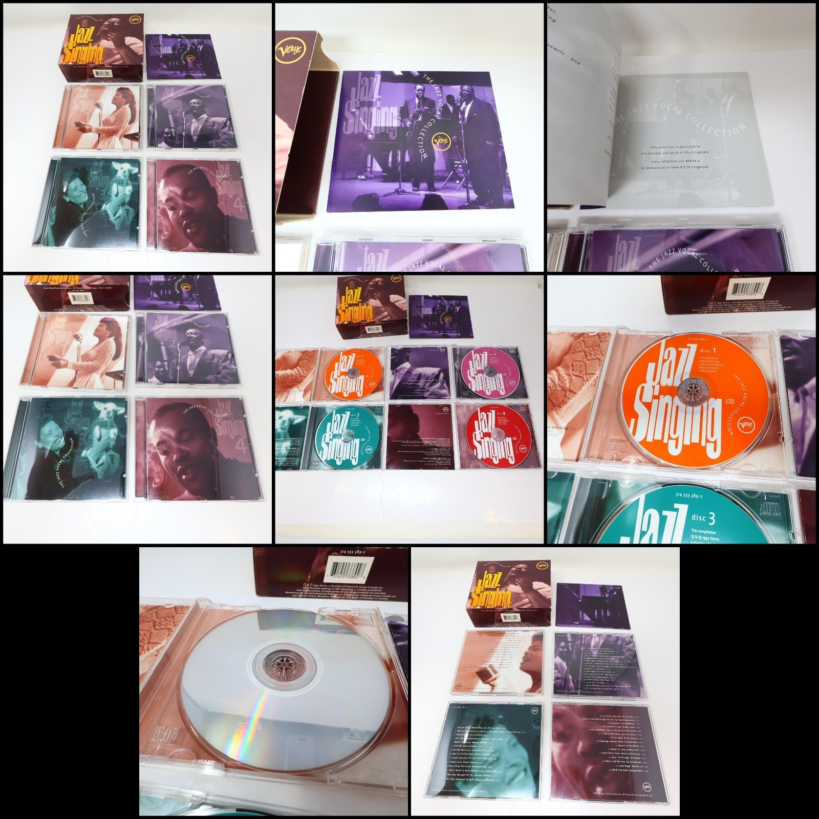 Verve Records 5 CDs Lot We Are the Blues/Cool Talkin' Verve/Jazz Singing Bop 90s