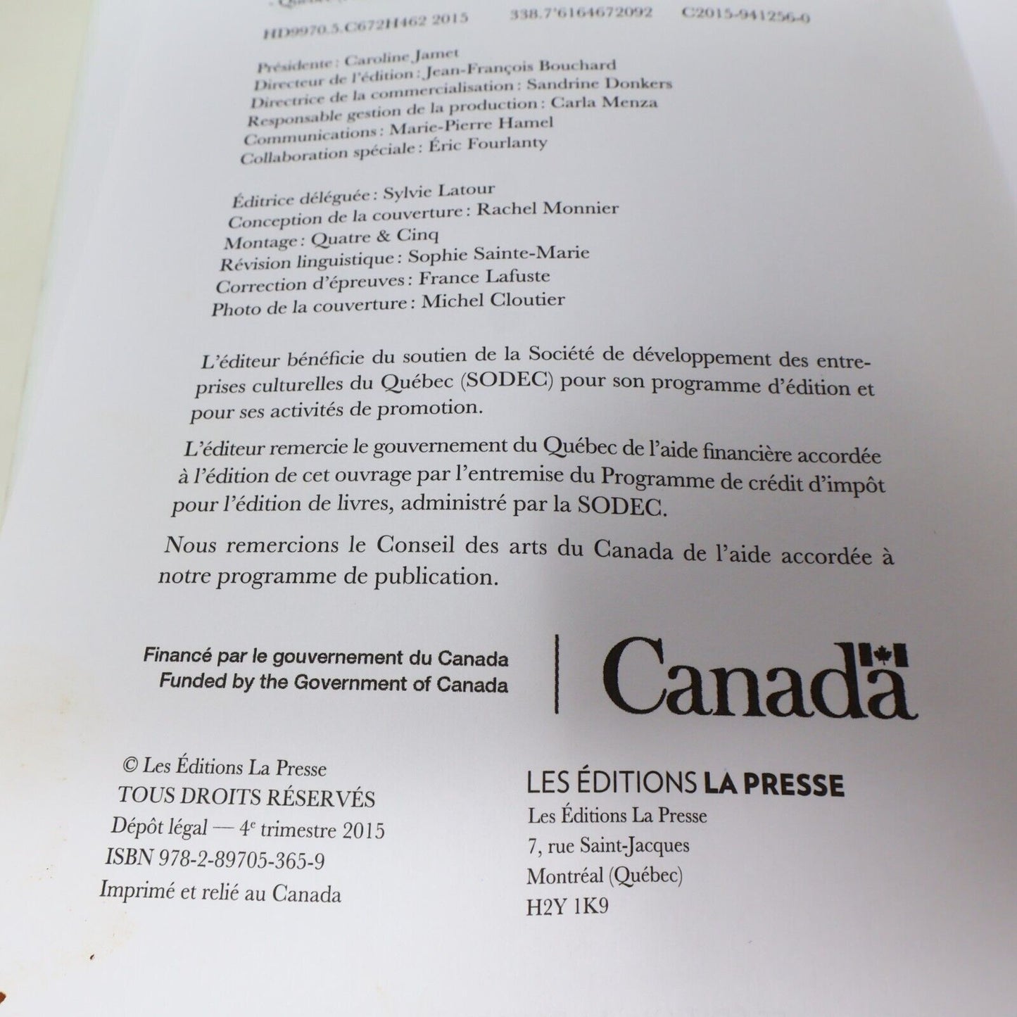 2015 Au Coeur de Mes Valeurs Danièle Henkel Biographie Affaires Québec La Presse