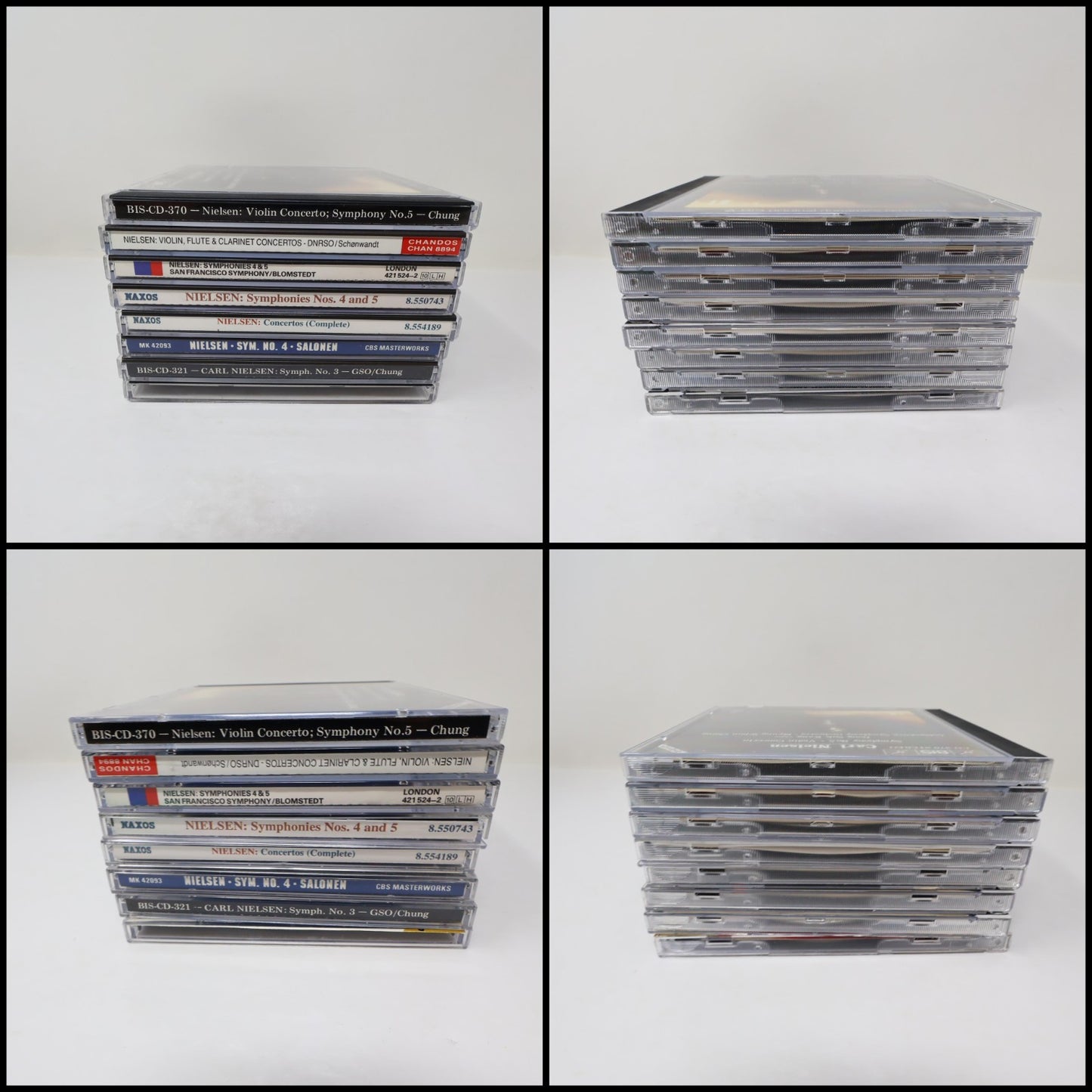 Carl Nielsen 8 CD Lot Symphony 2-3-4-5/Concertos Salonen/Chung/Leaper/Blomstedt
