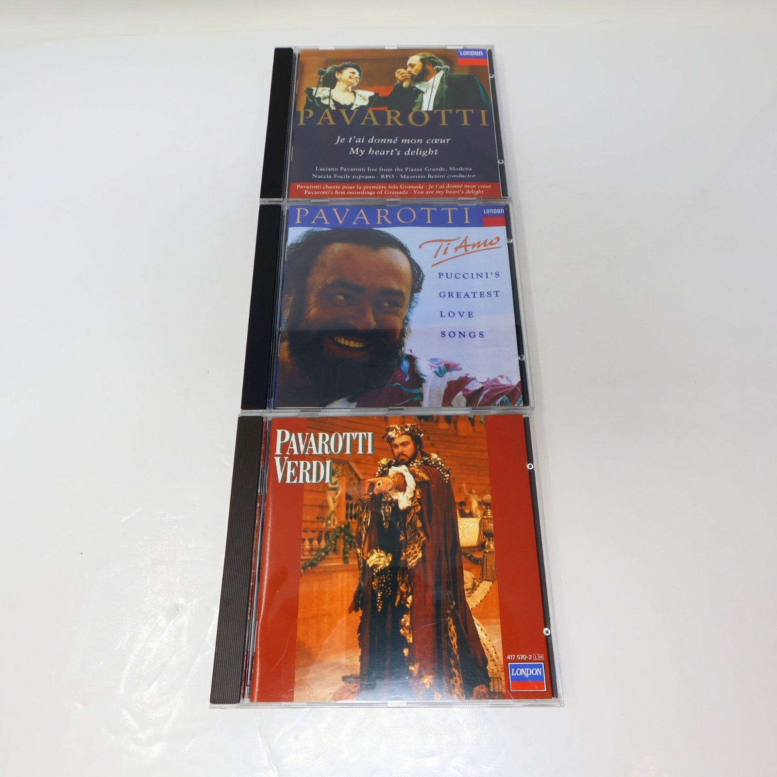 Luciano Pavarotti 8 CDs Lot Ti Amo/O Holy Night/My Heart's Delight/Donizetti