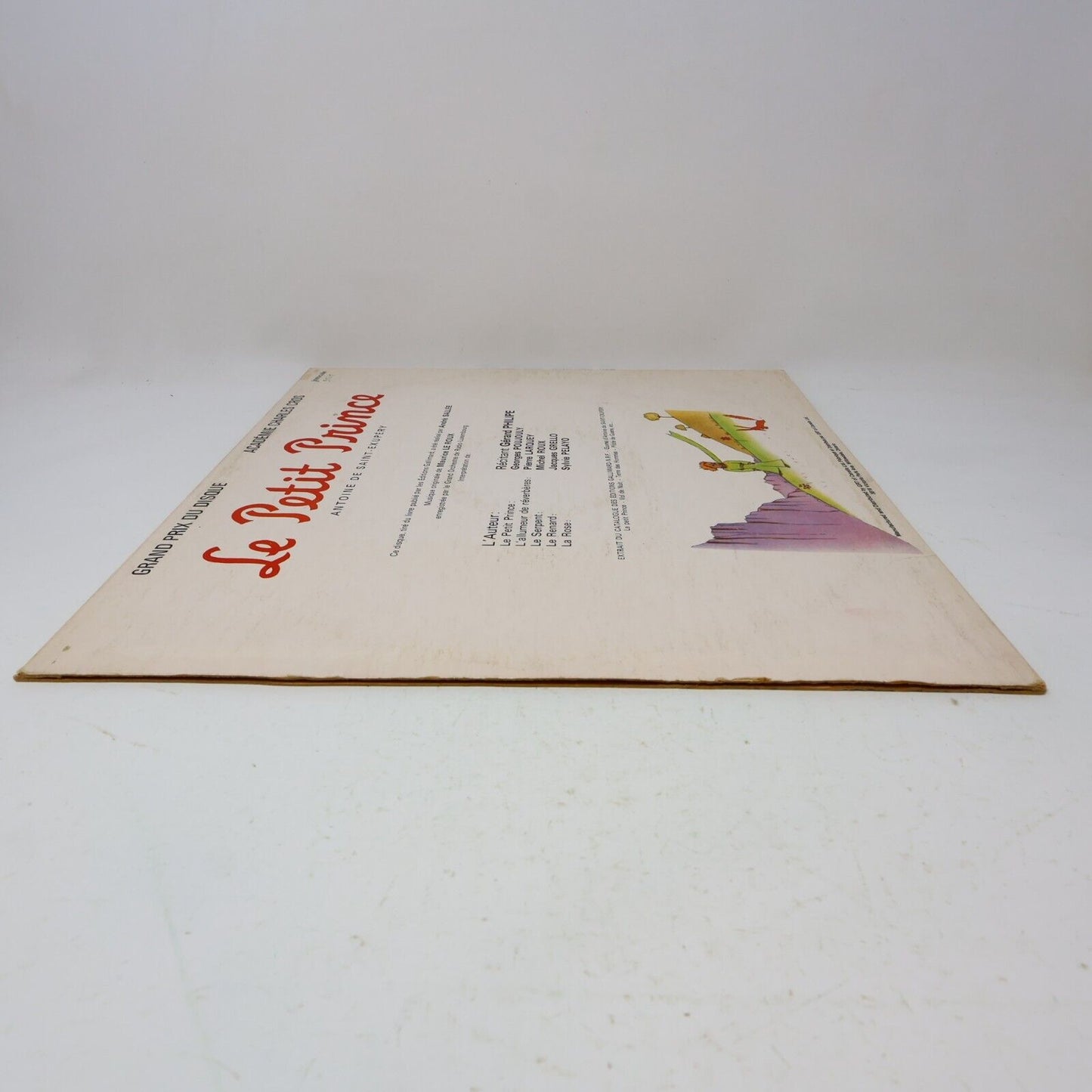 Antoine De Saint-Exupéry Le Petit Prince Disque LP Français Gérard Philipe Vtg