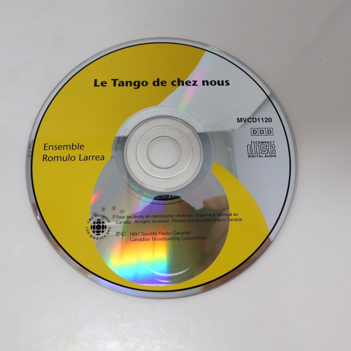 Ensemble Romulo Larrea CD Le Tango De Chez Nous Par-Delà l'Océan/Bandonéon 1997
