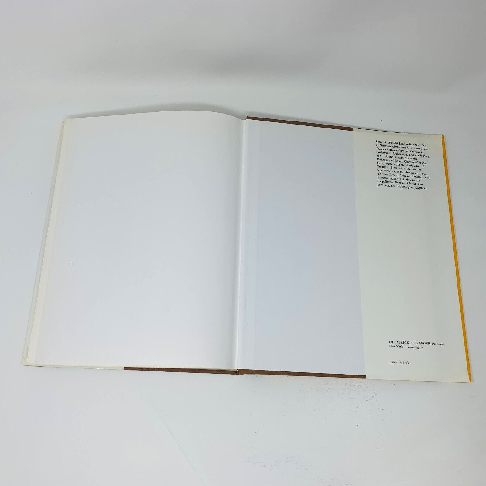 1967 The Buried City Excavations at Leptis Magna Praeger Hardcover Archaeology