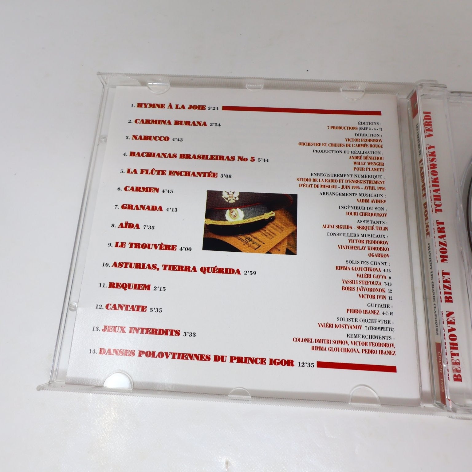 Les Choeurs de L'Armée Rouge Chantent Les Grands Classiques CD 1996 Classical