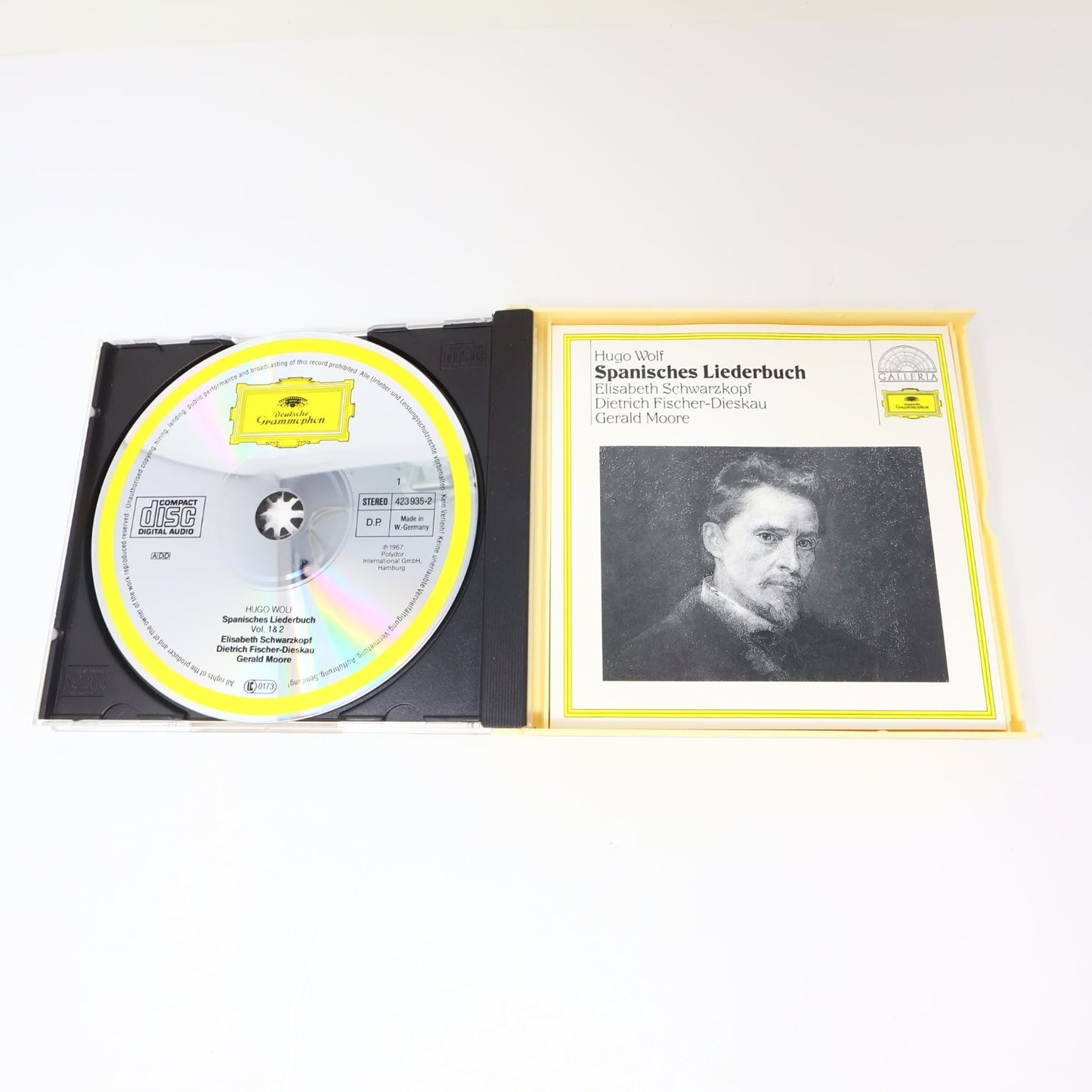 Hugo Wolf Spanisches Liederbuch CD 1967 Digitally Remastered Classical G. Moore