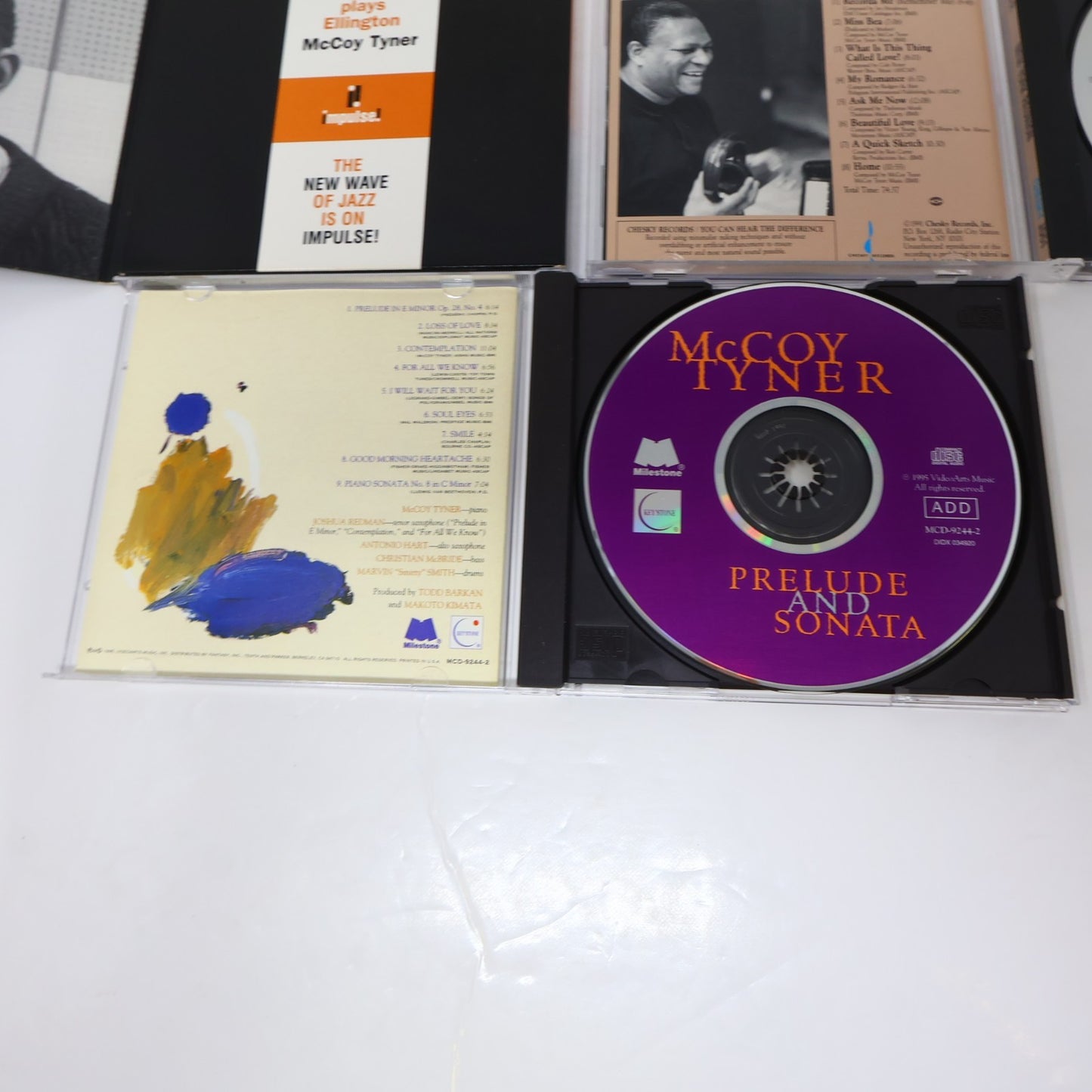 McCoy Tyner 3 CD Lot Plays Ellington/Prelude And Sonata/New York Reunion 90s