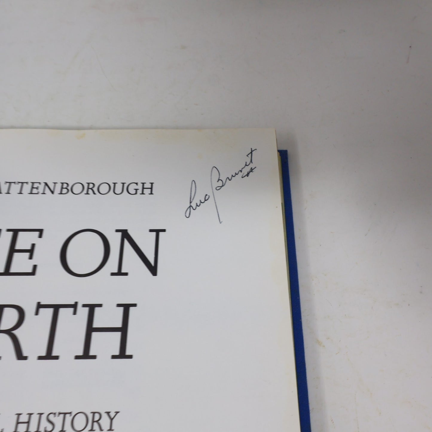 1979 Life on Earth a Natural History David Attenborough Little Brown Nature Book