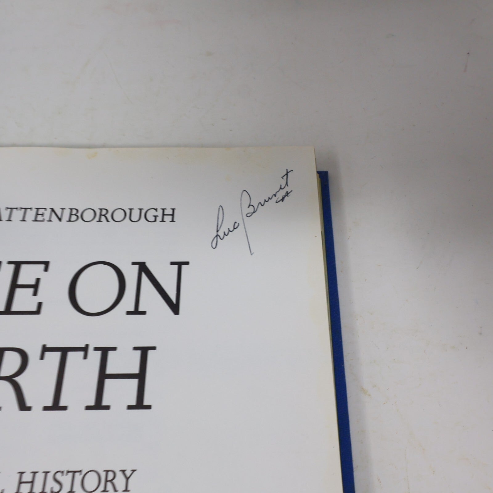 1979 Life on Earth a Natural History David Attenborough Little Brown Nature Book