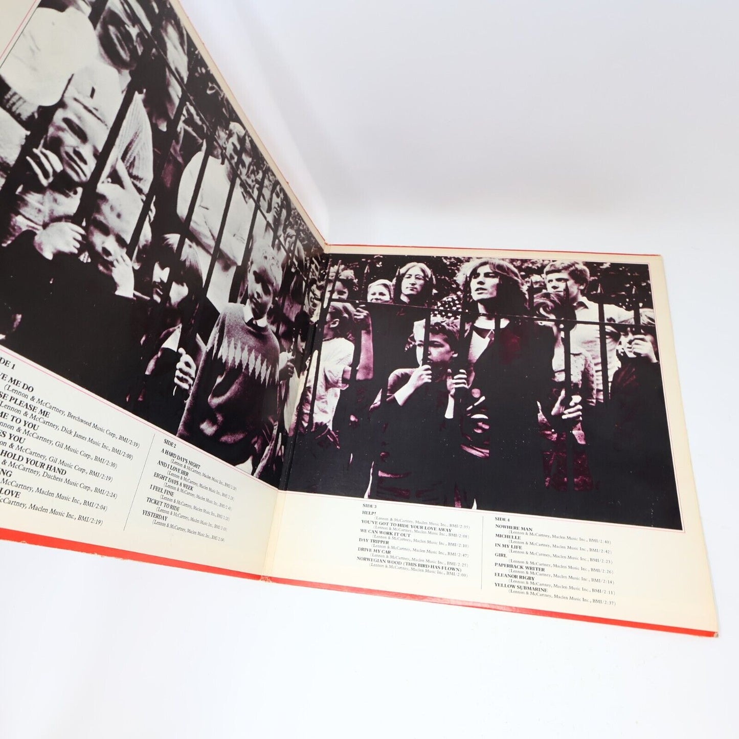 The Beatles 1962-1966 Red + 1967-1970 Blue Lot 2 LP Record 1973 SKBO 3403 3404