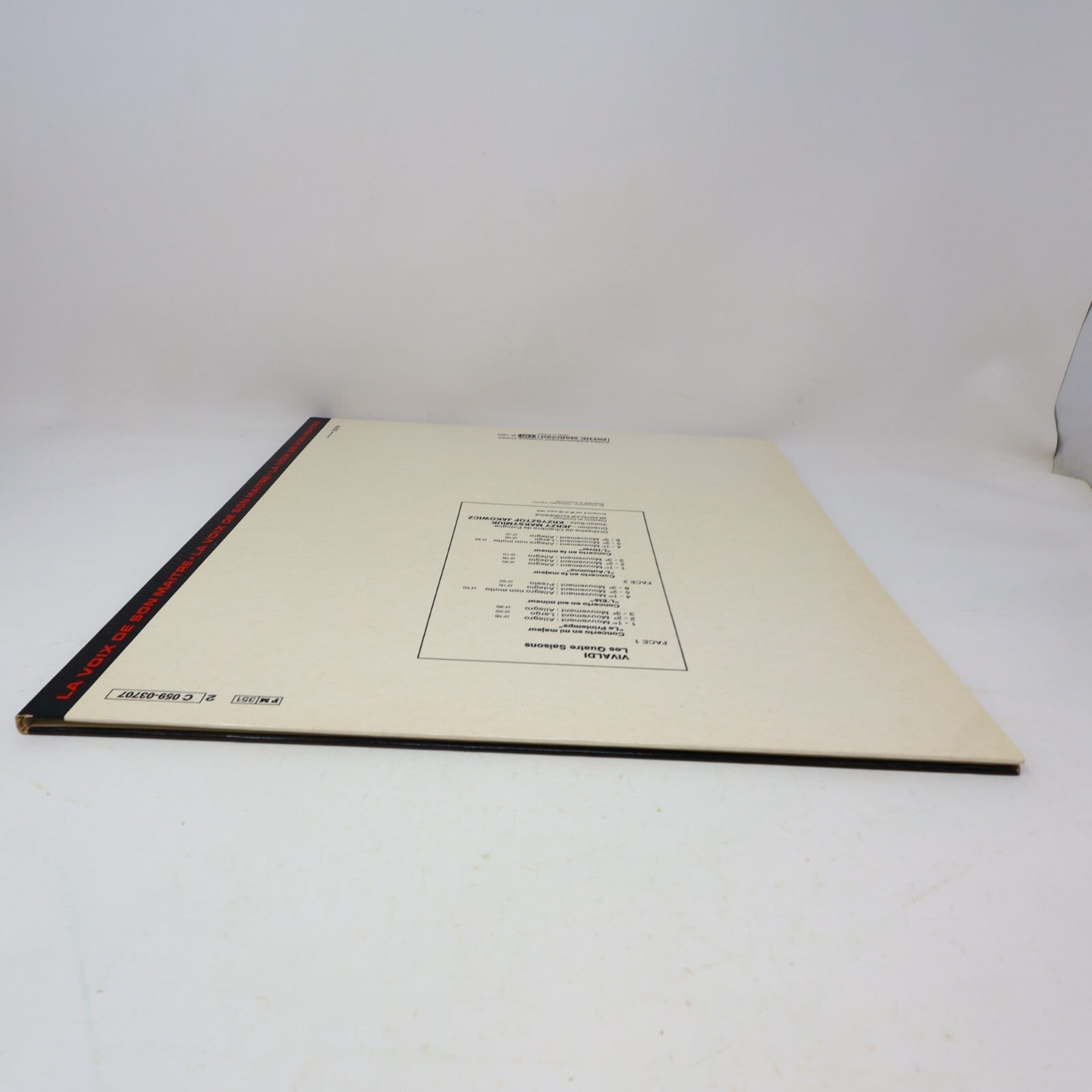 Jerzy Maksymiuk Vivaldi Les Quatre Saisons Orchestre Pologne Record C 059-03707