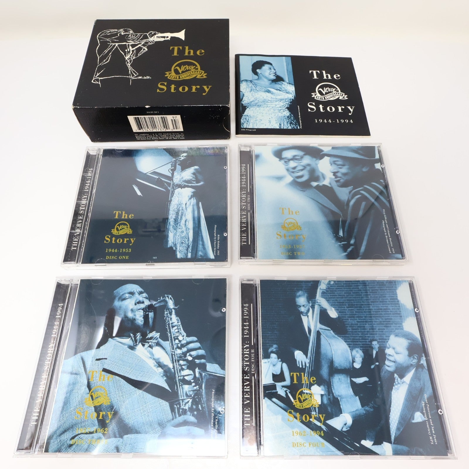 The Verve Story 1944-1994 CD Jazz Swing Bop Johnson/Cole/Holiday