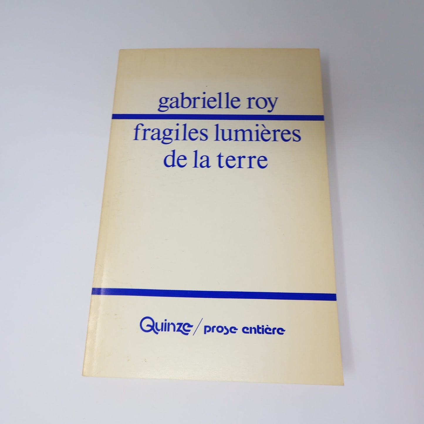 Gabrielle Roy Lot 8 Livres Rue Deschambault/Petite Poule d'Eau Roman Québec PB