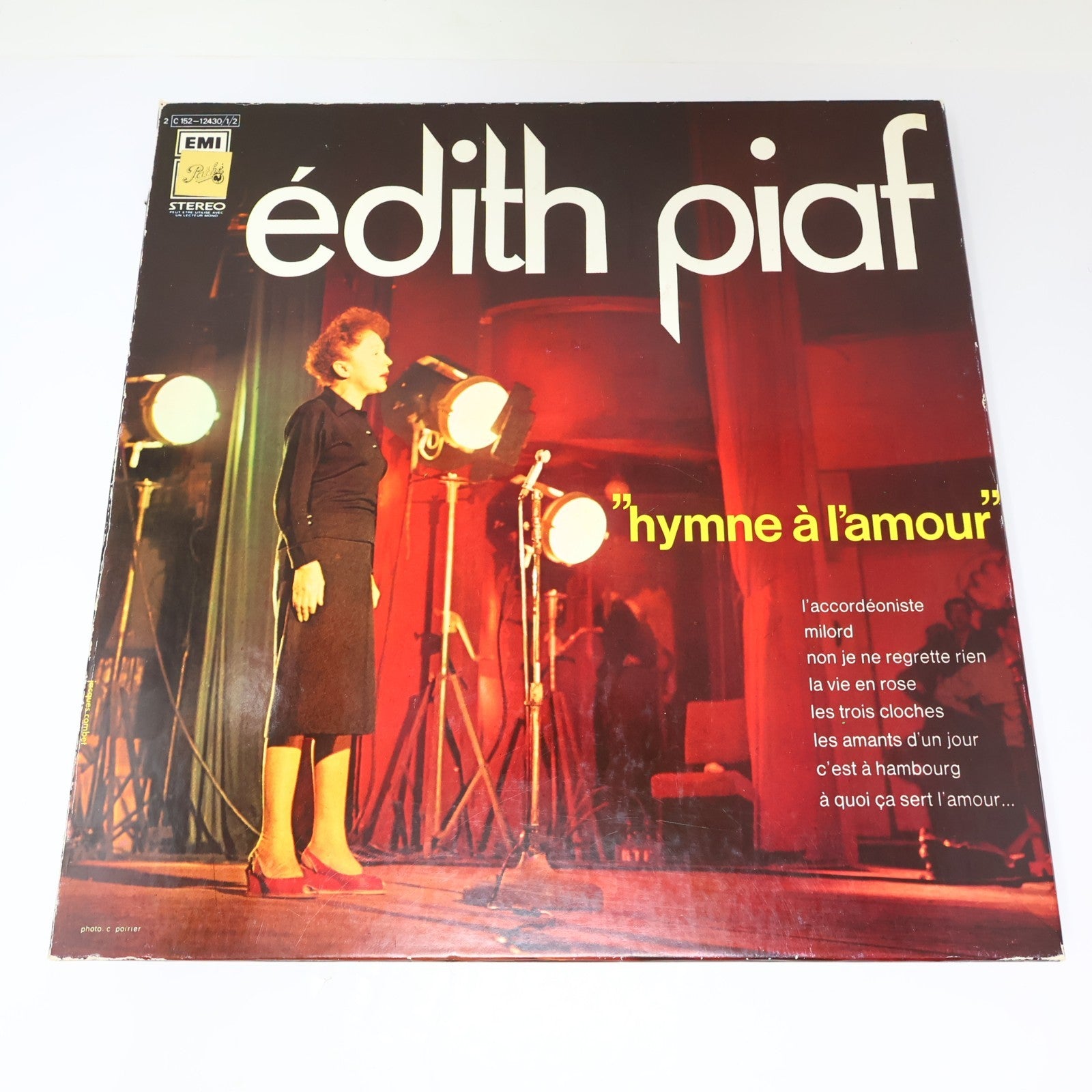 Édith Piaf Lot 4 Disques Record Hymne À L'amour/Definitive Piaf/Tête-à-Tête