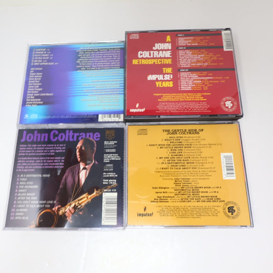 John Coltrane 4 CD Lot Retrospective The Impulse! Years/Blue Trane/Gentle Side