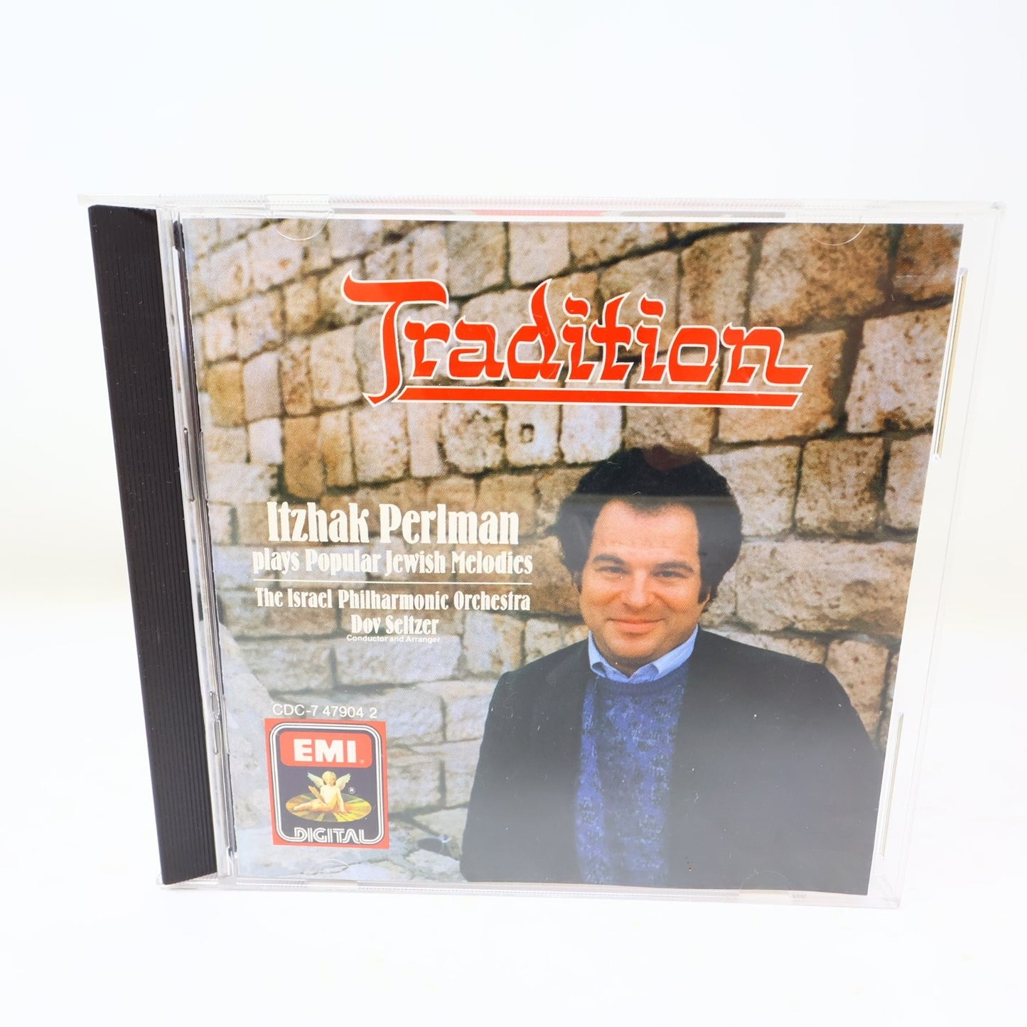 Itzhak Perlman Tradition CD 1987 EMI Digital Popular Jewish Melodies Dov Seltzer