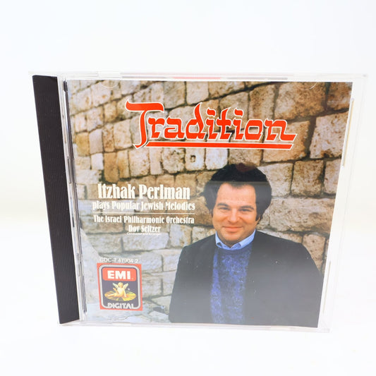 Itzhak Perlman Tradition CD 1987 EMI Digital Popular Jewish Melodies Dov Seltzer