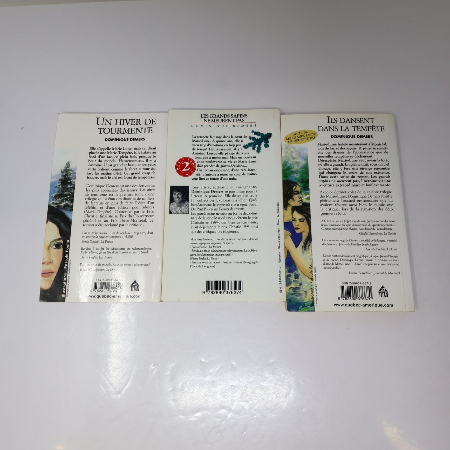 Titan Lot 19 Livres Cassiopée/Chambre d'Éden/Marie Tempête/Julie Jeunes Adultes