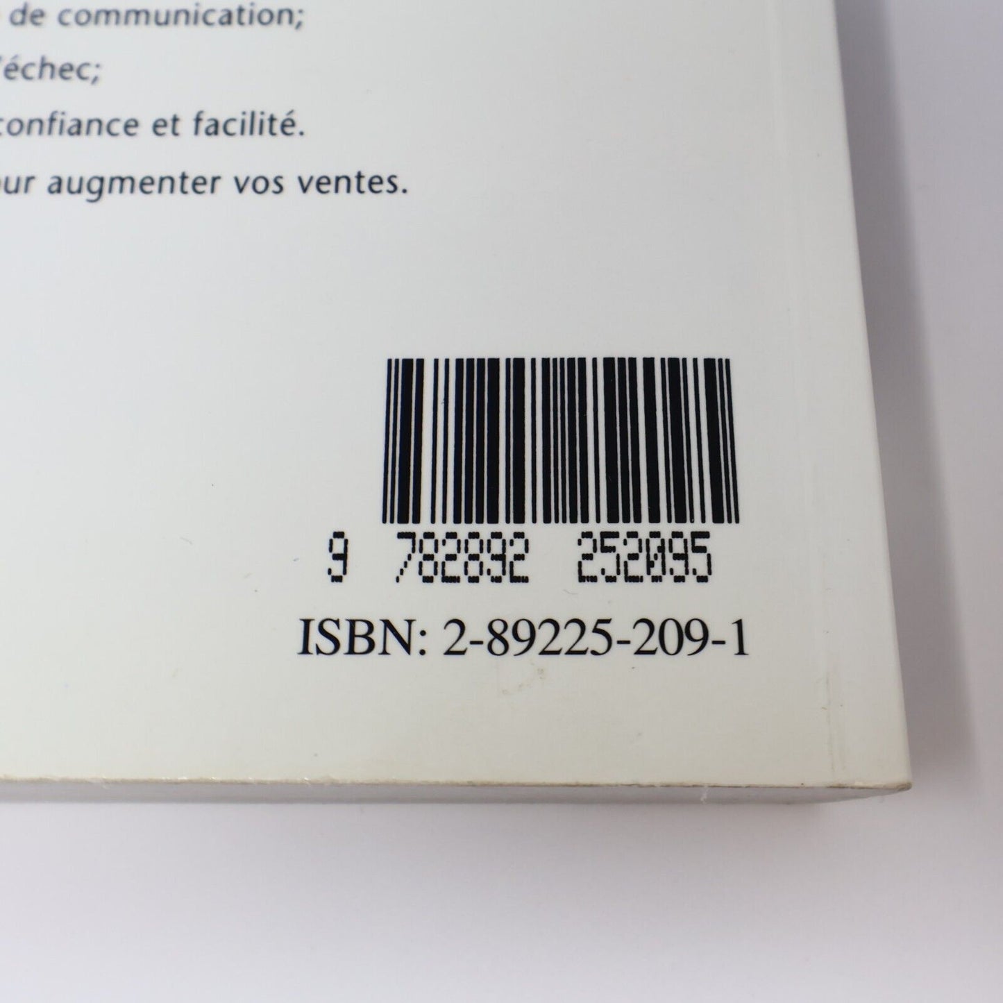 1990 Le Pouvoir de Vendre de Jose Silva Paperback PB Un Monde Différent Vente