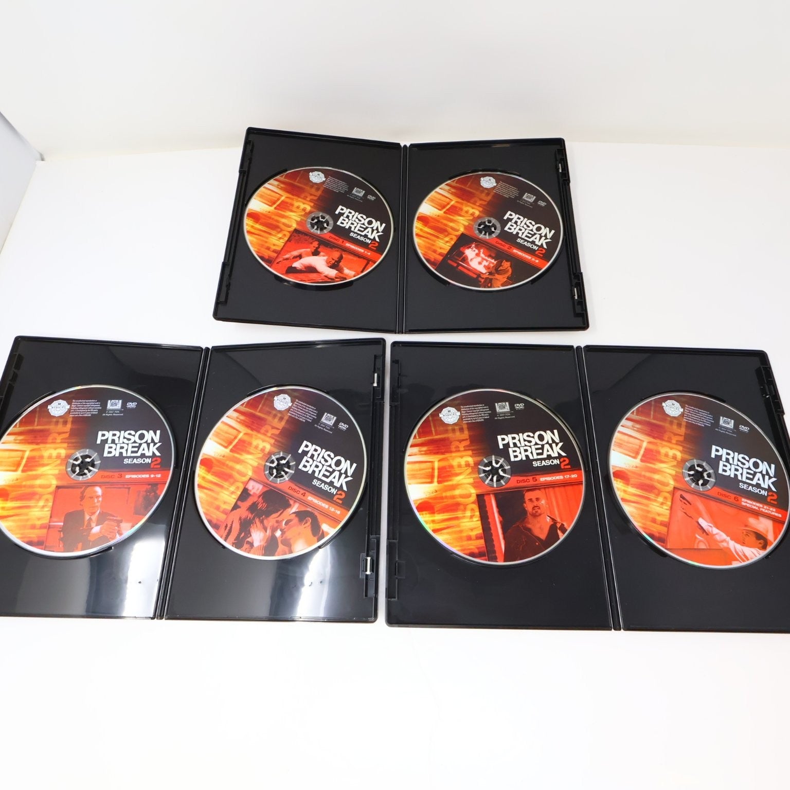 Prison Break Season 1-2 DVD Lot NTSC Region 1 Dominic Purcell/Wentworth Miller