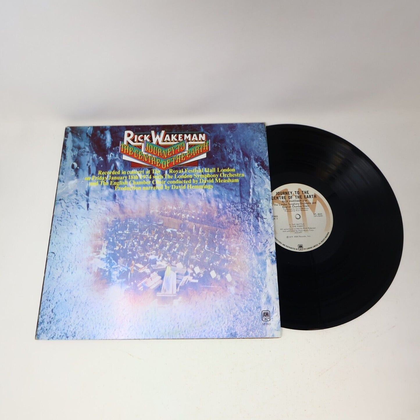 Rick Wakeman Journey To The Centre Of The Earth LP 1974 SP-3621 Record + Booklet