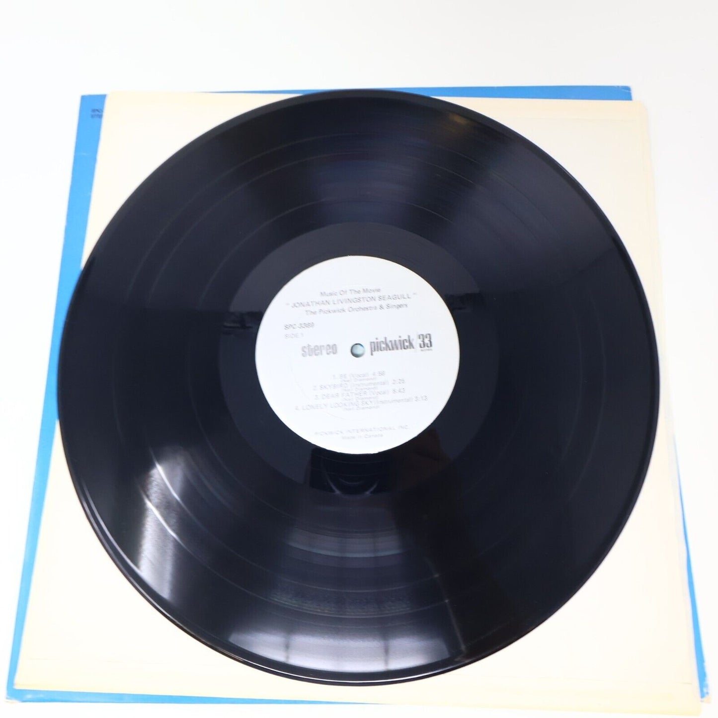 Jonathan Livingstone Seagull Pickwick Orchestra LP Movie Soundtrack SPC-3369