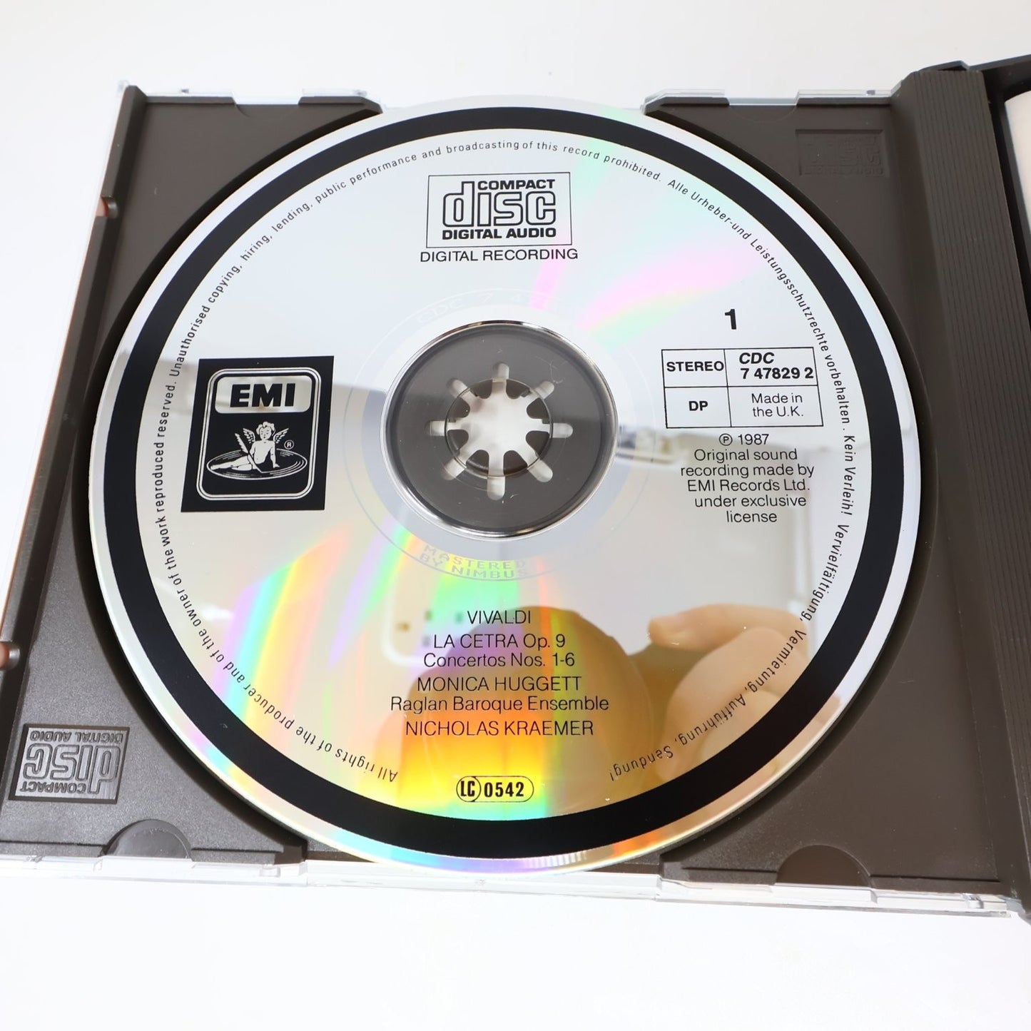 Antonio Vivaldi La Cetra Concertos Op. 9 CD 1987 2CD Baroque EMI Digital
