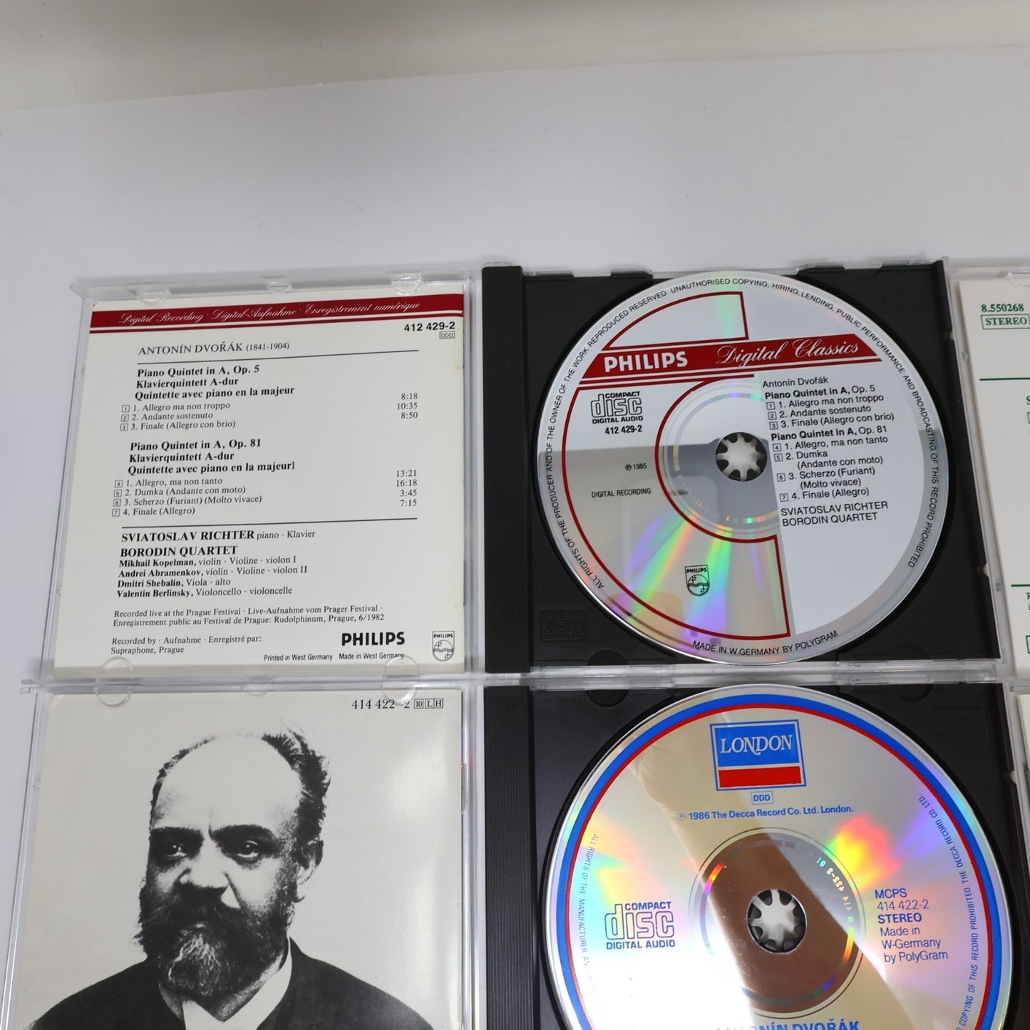 Dvorak 10 CD Lot Piano Quintets/Symphonies 3 6 8/Serenade/Waldesruhe/Overtures