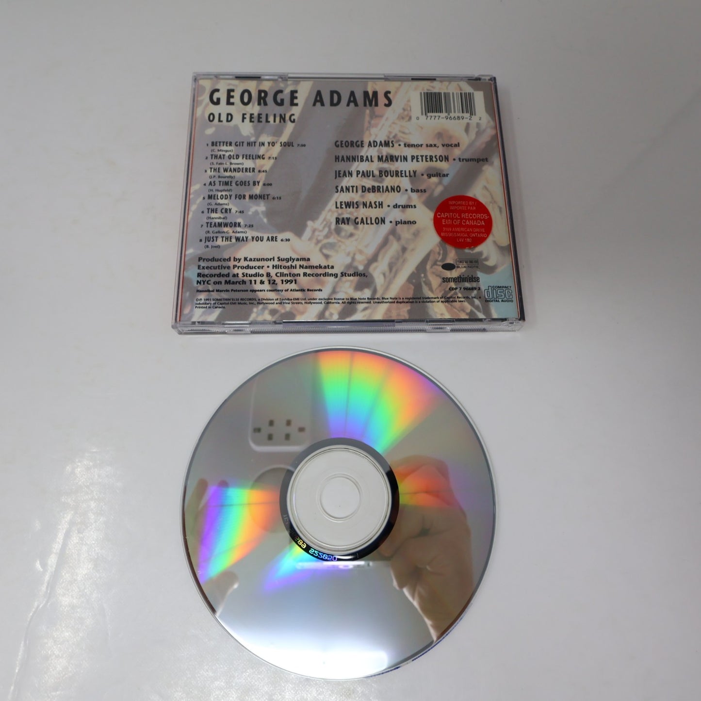 George Adams Old Feeling CD Blue Note 1991 Better Git Hit In Yo' Soul/The Wander