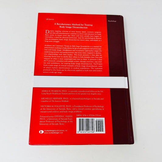 2010 Acceptance and Commitment Therapy for Body Image Dissatisfaction Hardcover