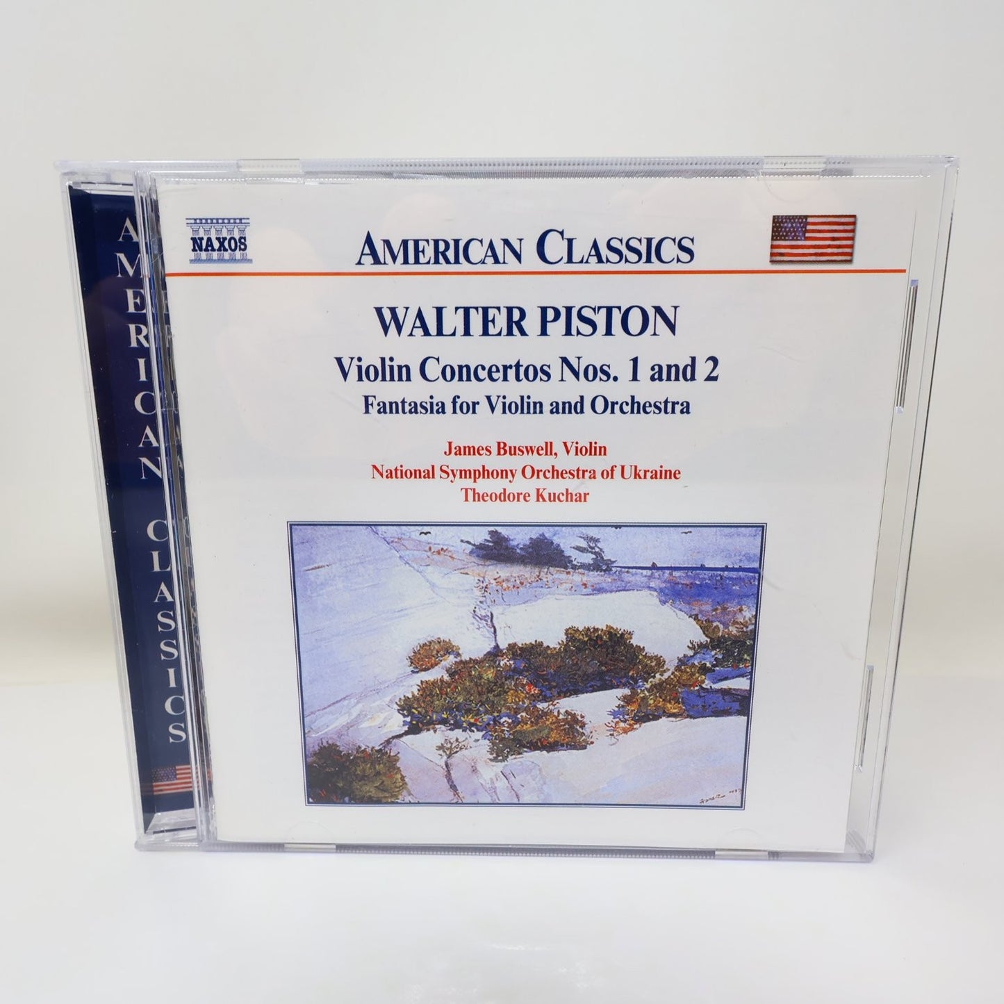 Walter Piston Violin Concertos Nos. 1 & 2 Fantasia 1999 CD Classical Naxos