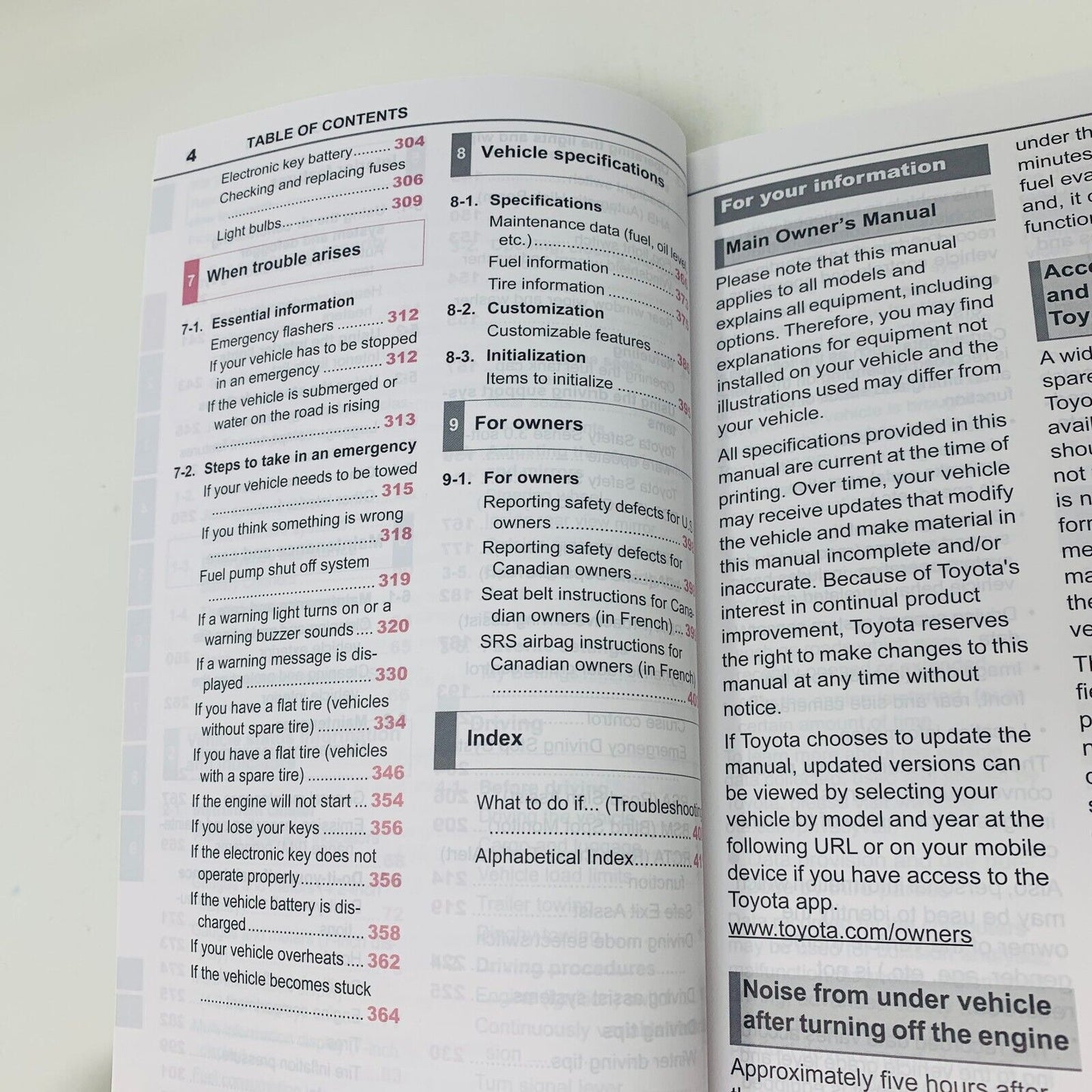 Corolla Hatchback 2023 Owner's Manual by Toyota PB Car Instructions 01999-12S00