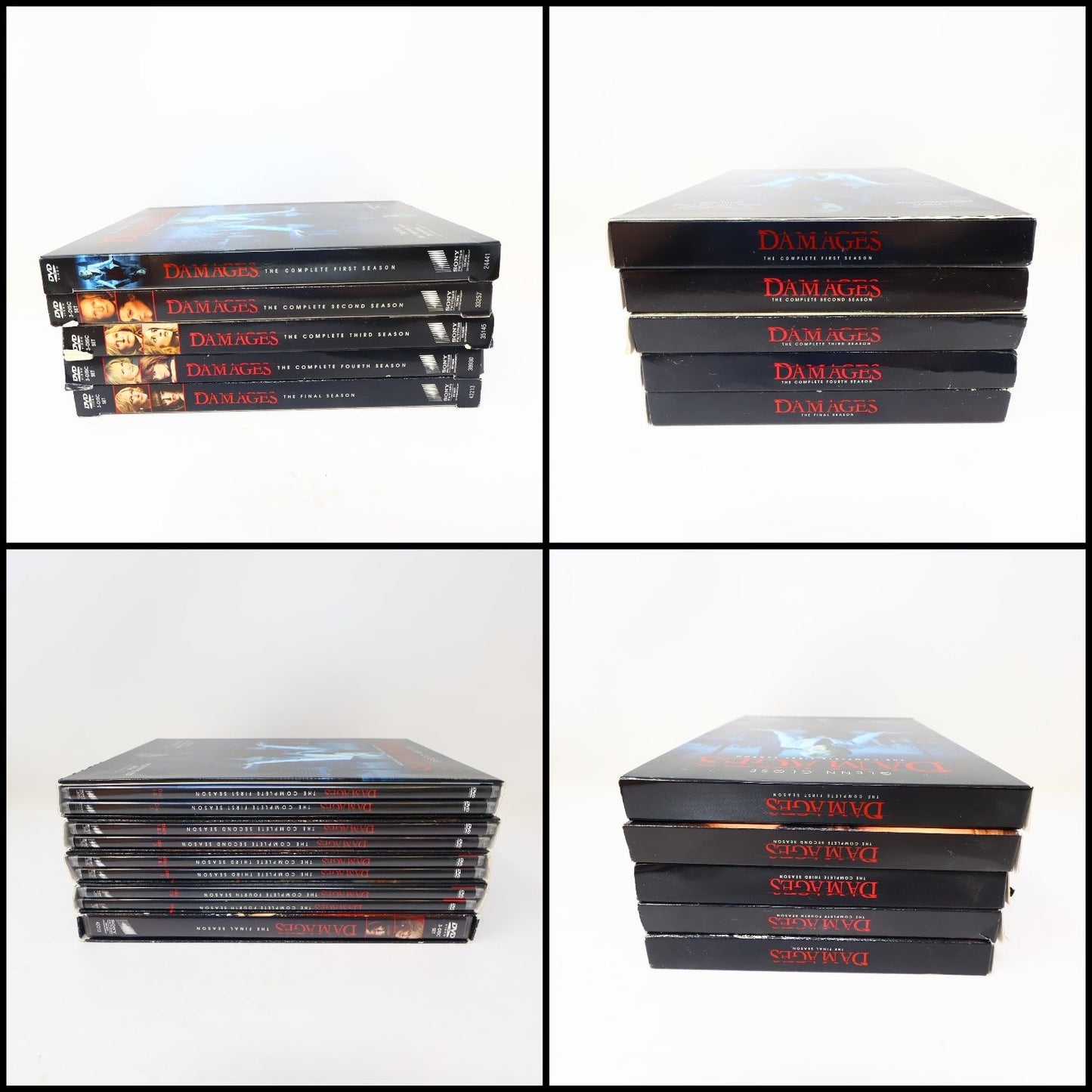 Damages DVD Complete Series Seasons 1-5 Glenn Close Rose Byrne 2007-2012 NTSC