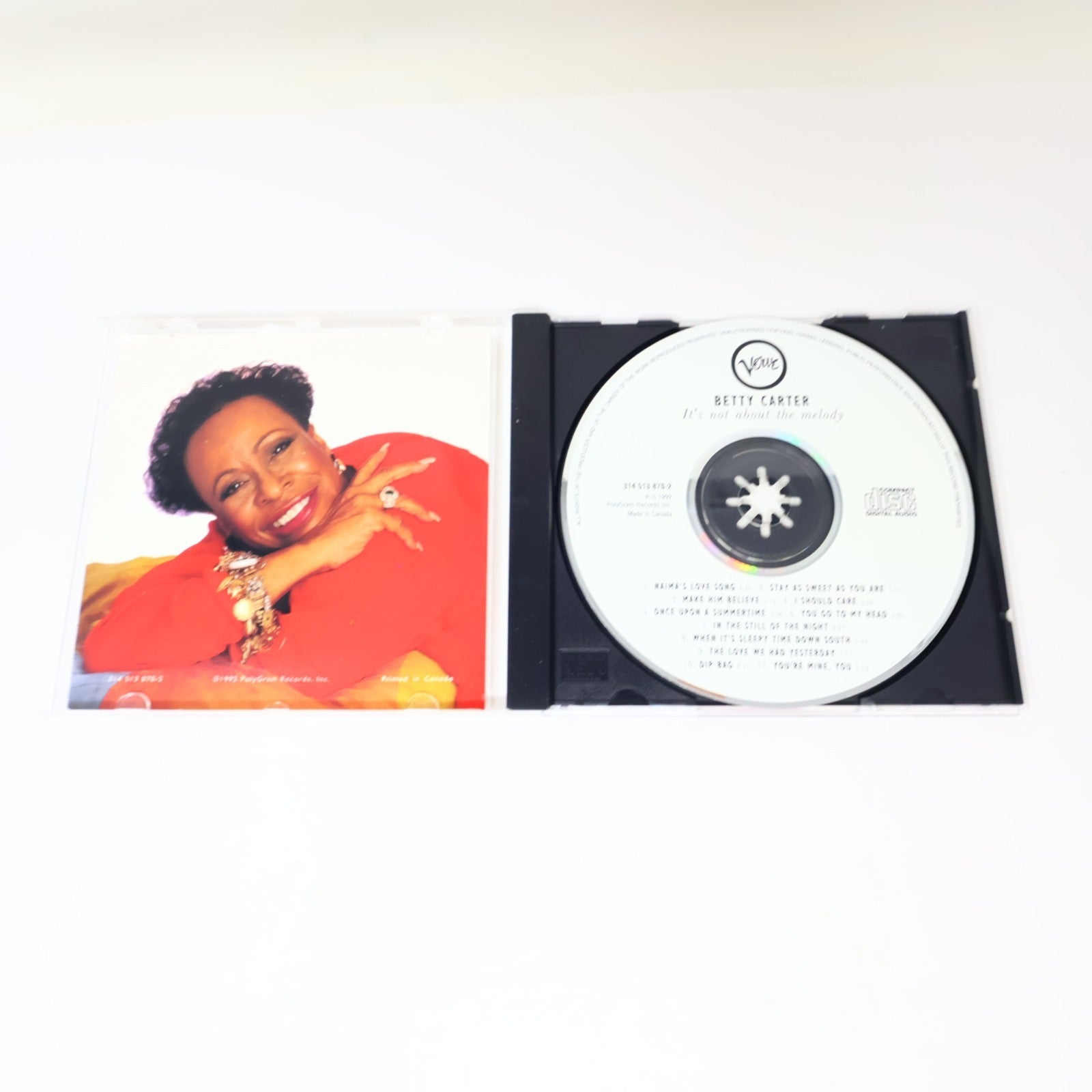 It's Not About Melody CD Betty Carter Polygram 1992 Jazz 314 513 870-2